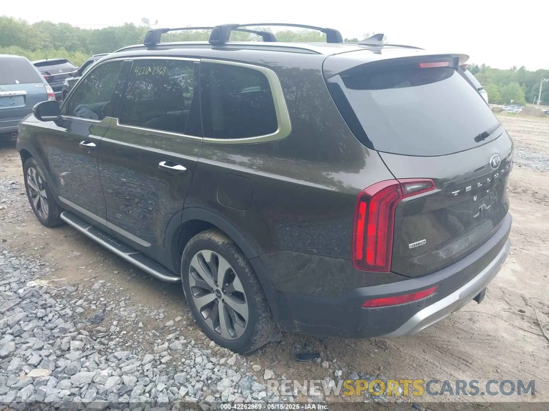 3 fotografías del automóvil dañado 5XYP6DHC5LG067288 KIA TELLURIDE 2020