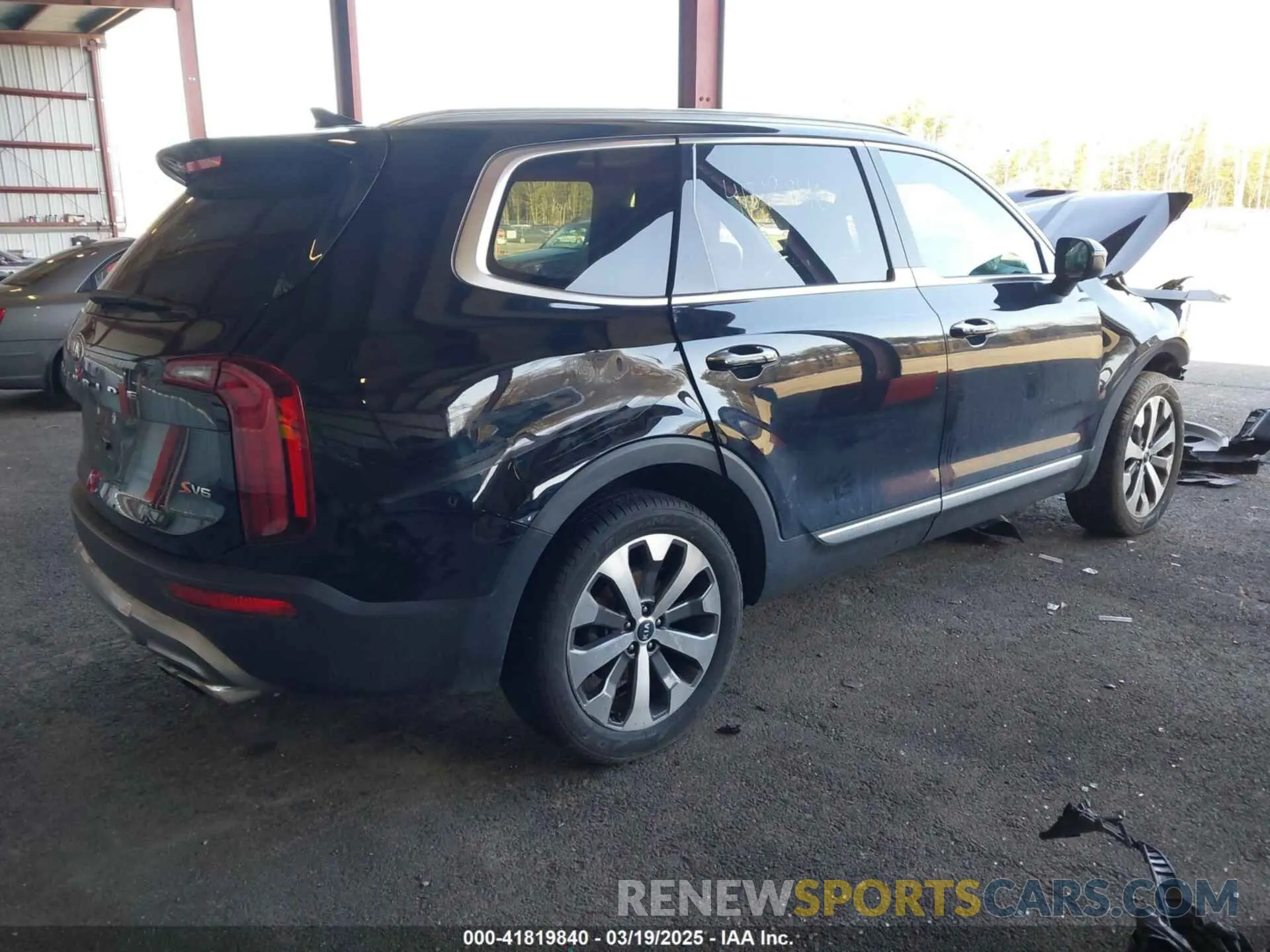 4 fotografías del automóvil dañado 5XYP6DHC7LG032171 KIA TELLURIDE 2020