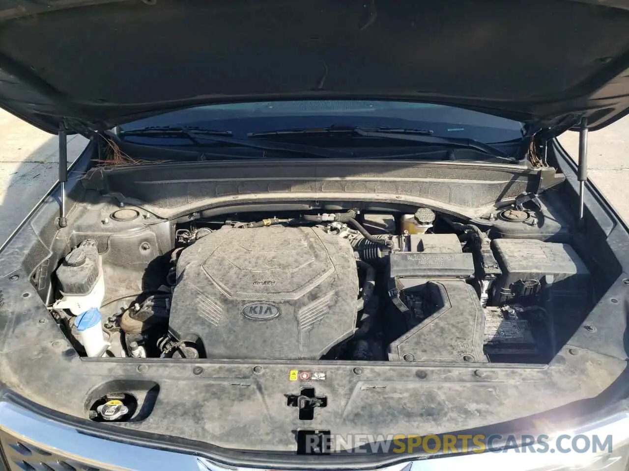 12 fotografías del automóvil dañado 5XYP24HC7MG101549 KIA TELLURIDE 2021