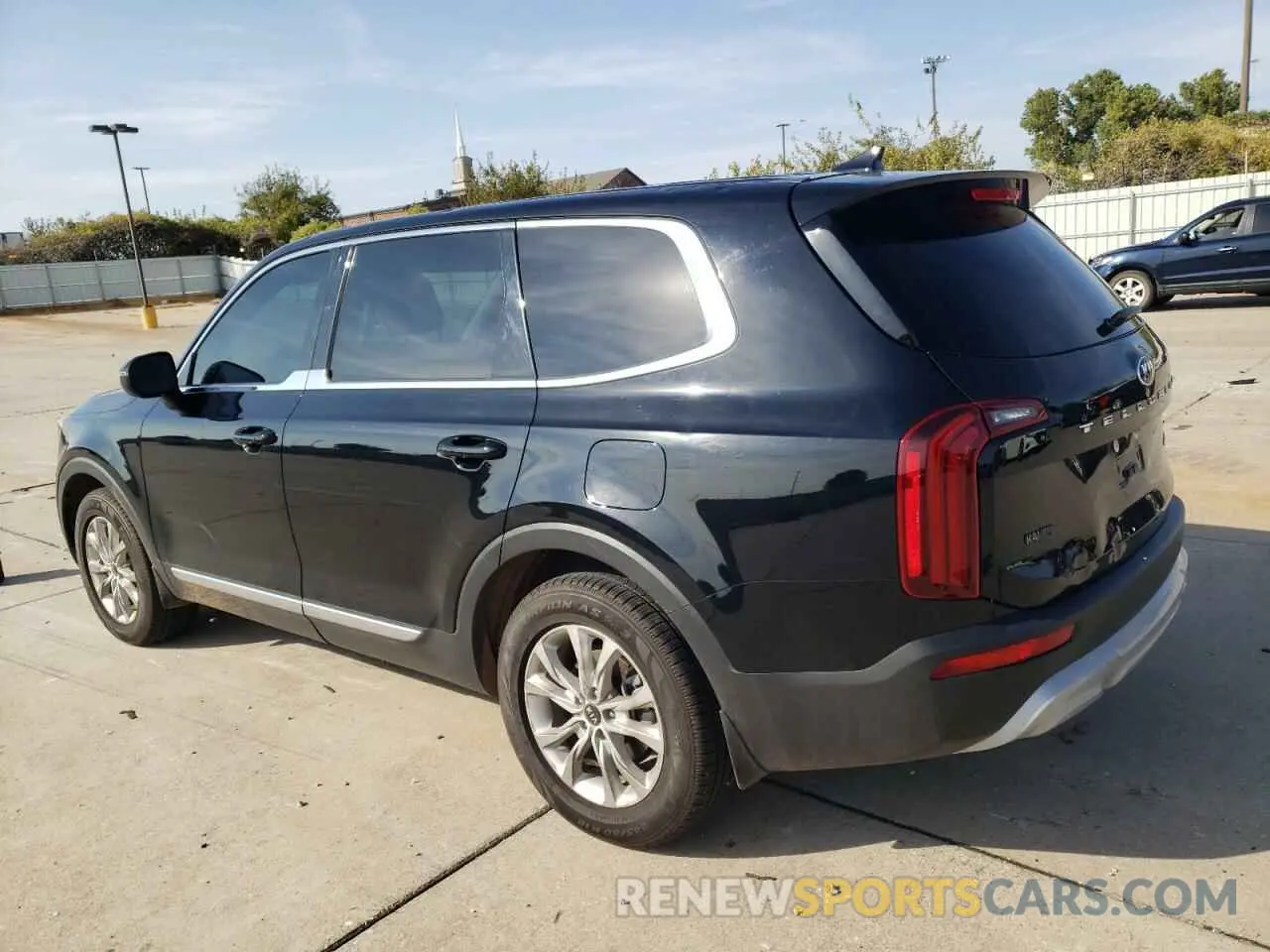 2 fotografías del automóvil dañado 5XYP24HC7MG101549 KIA TELLURIDE 2021