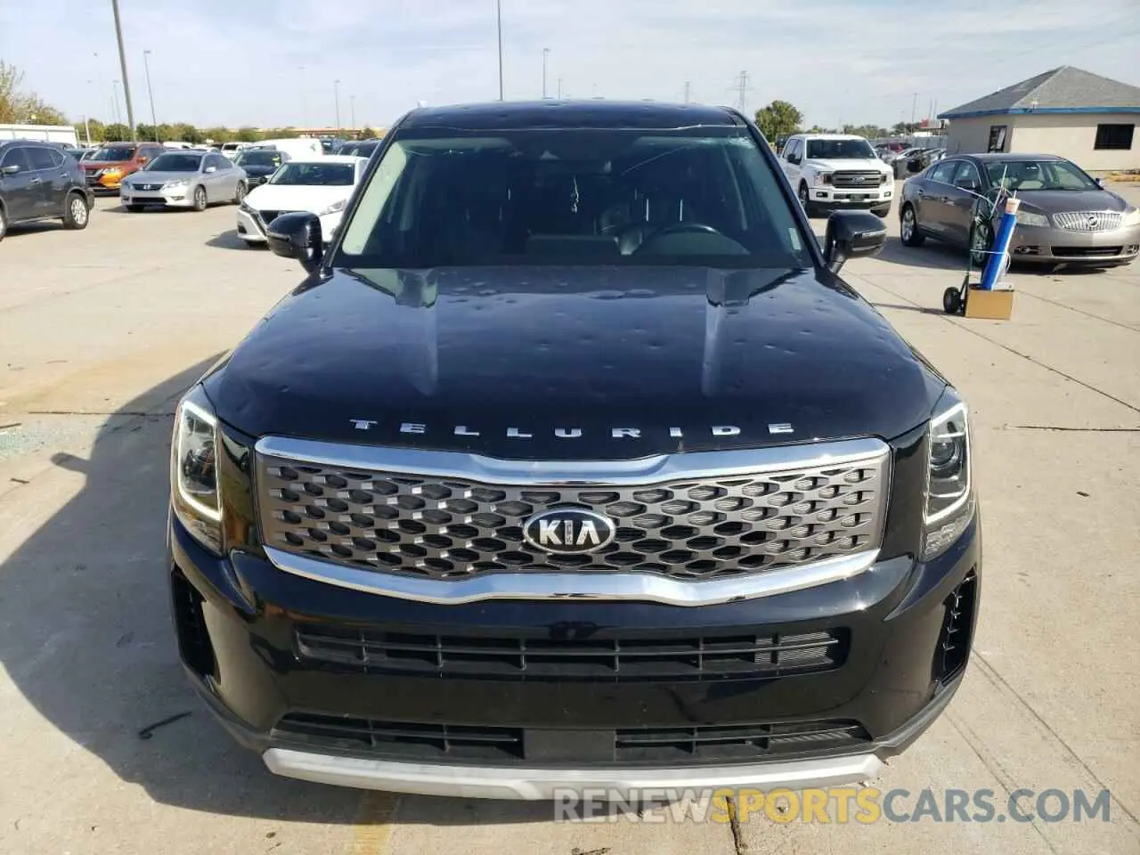 5 fotografías del automóvil dañado 5XYP24HC7MG101549 KIA TELLURIDE 2021