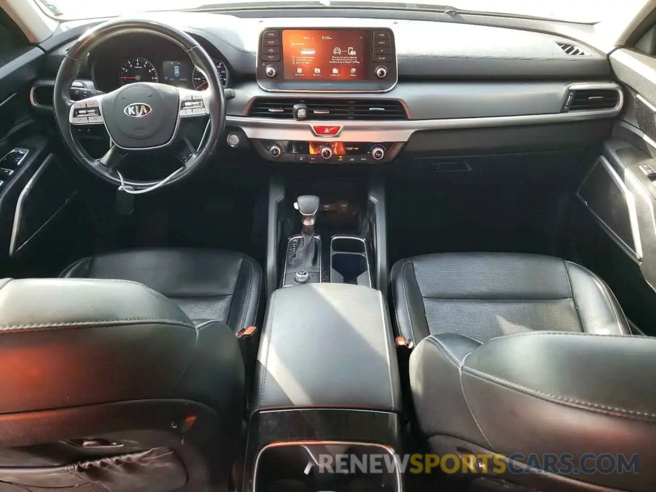 8 fotografías del automóvil dañado 5XYP24HC7MG101549 KIA TELLURIDE 2021