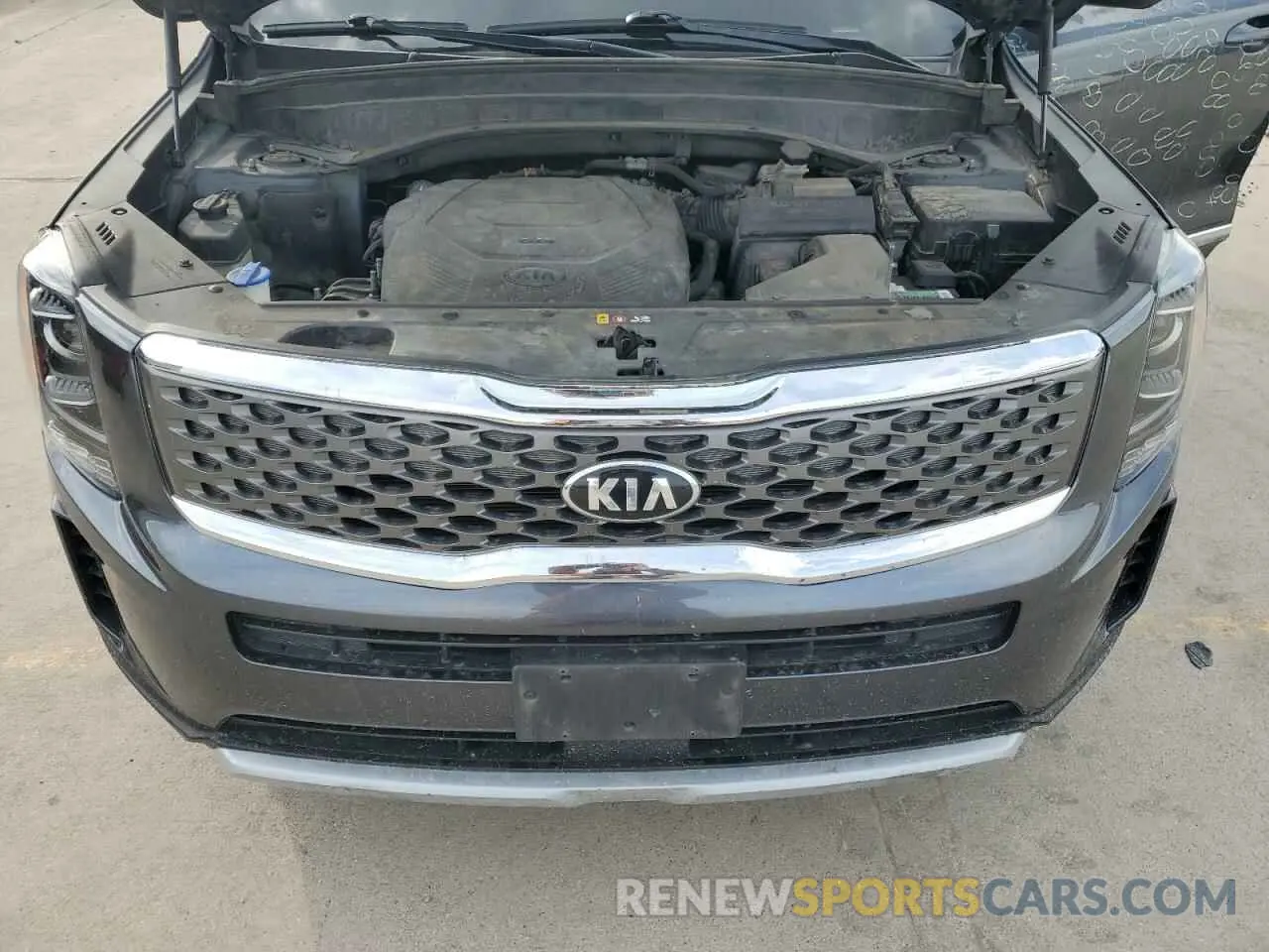 12 fotografías del automóvil dañado 5XYP24HC9MG132253 KIA TELLURIDE 2021