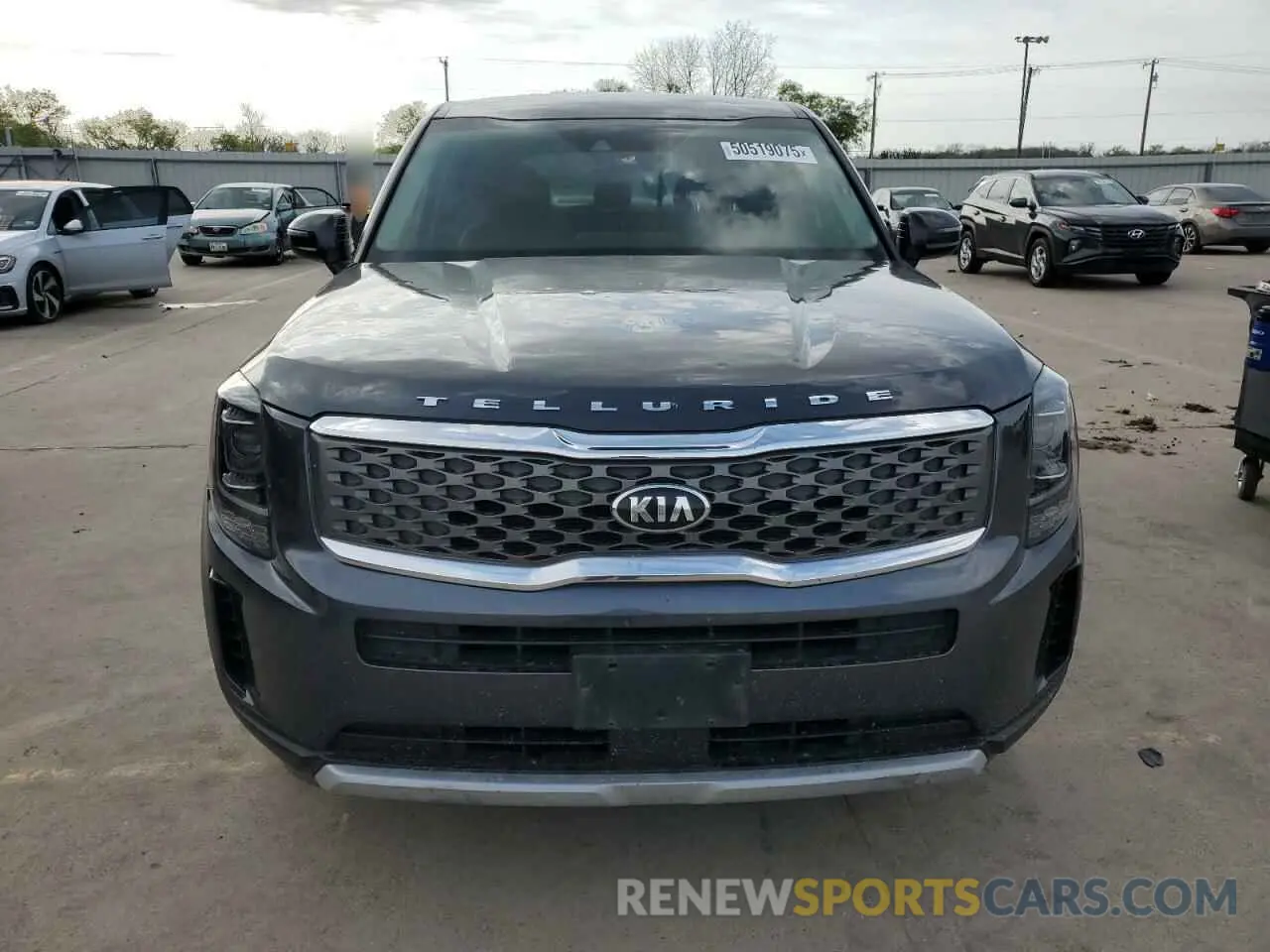 5 fotografías del automóvil dañado 5XYP24HC9MG132253 KIA TELLURIDE 2021