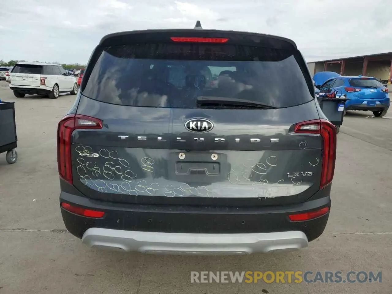 6 fotografías del automóvil dañado 5XYP24HC9MG132253 KIA TELLURIDE 2021
