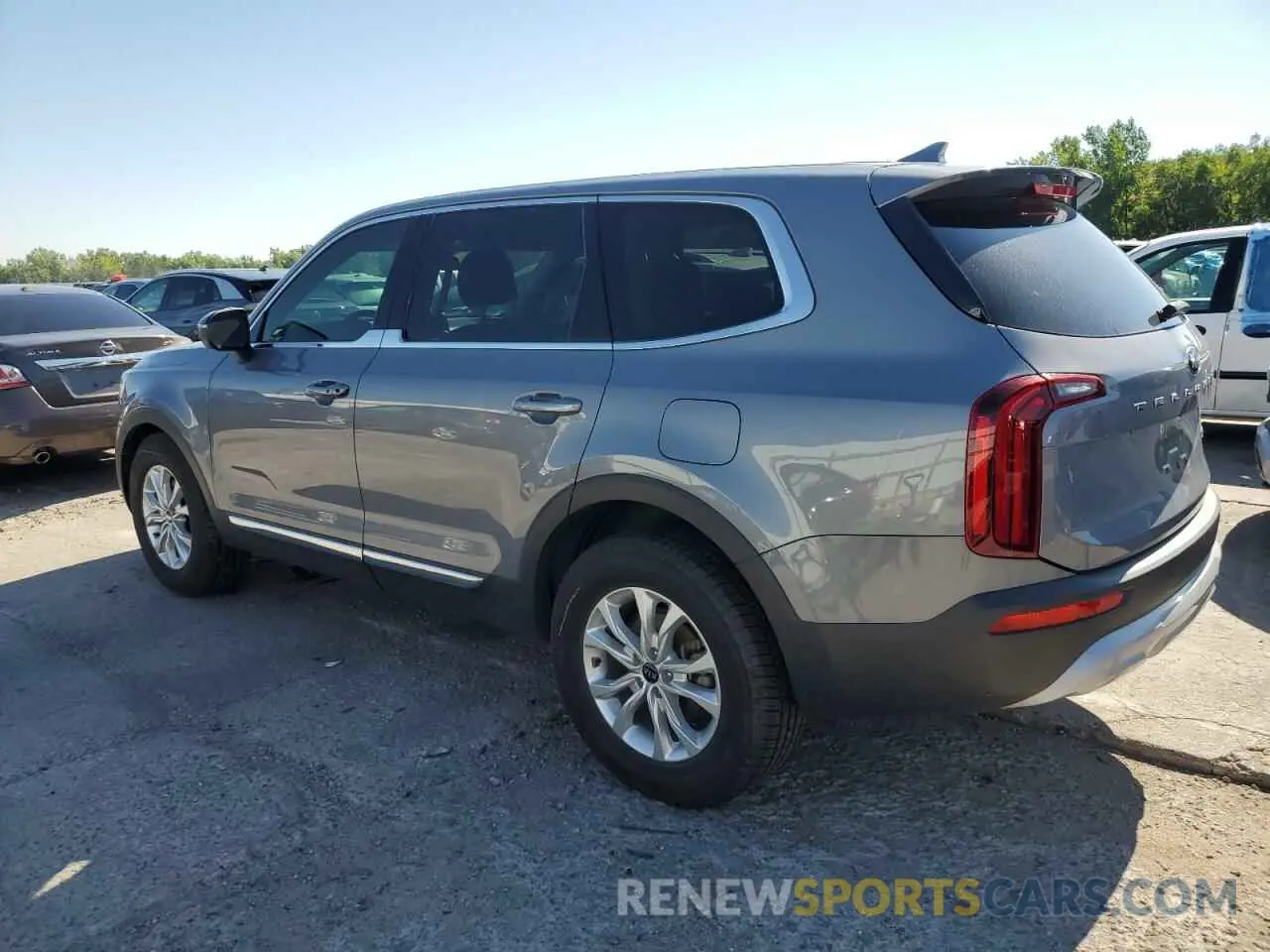 2 fotografías del automóvil dañado 5XYP2DHC0MG097103 KIA TELLURIDE 2021