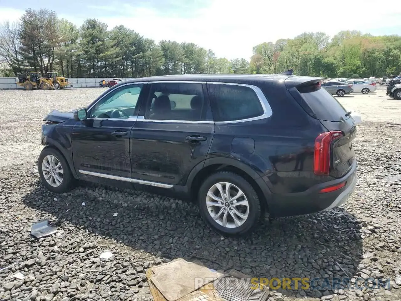 2 fotografías del automóvil dañado 5XYP2DHC1MG137401 KIA TELLURIDE 2021