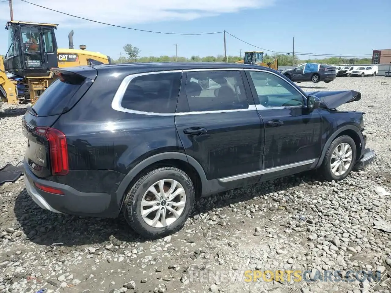 3 fotografías del automóvil dañado 5XYP2DHC1MG137401 KIA TELLURIDE 2021