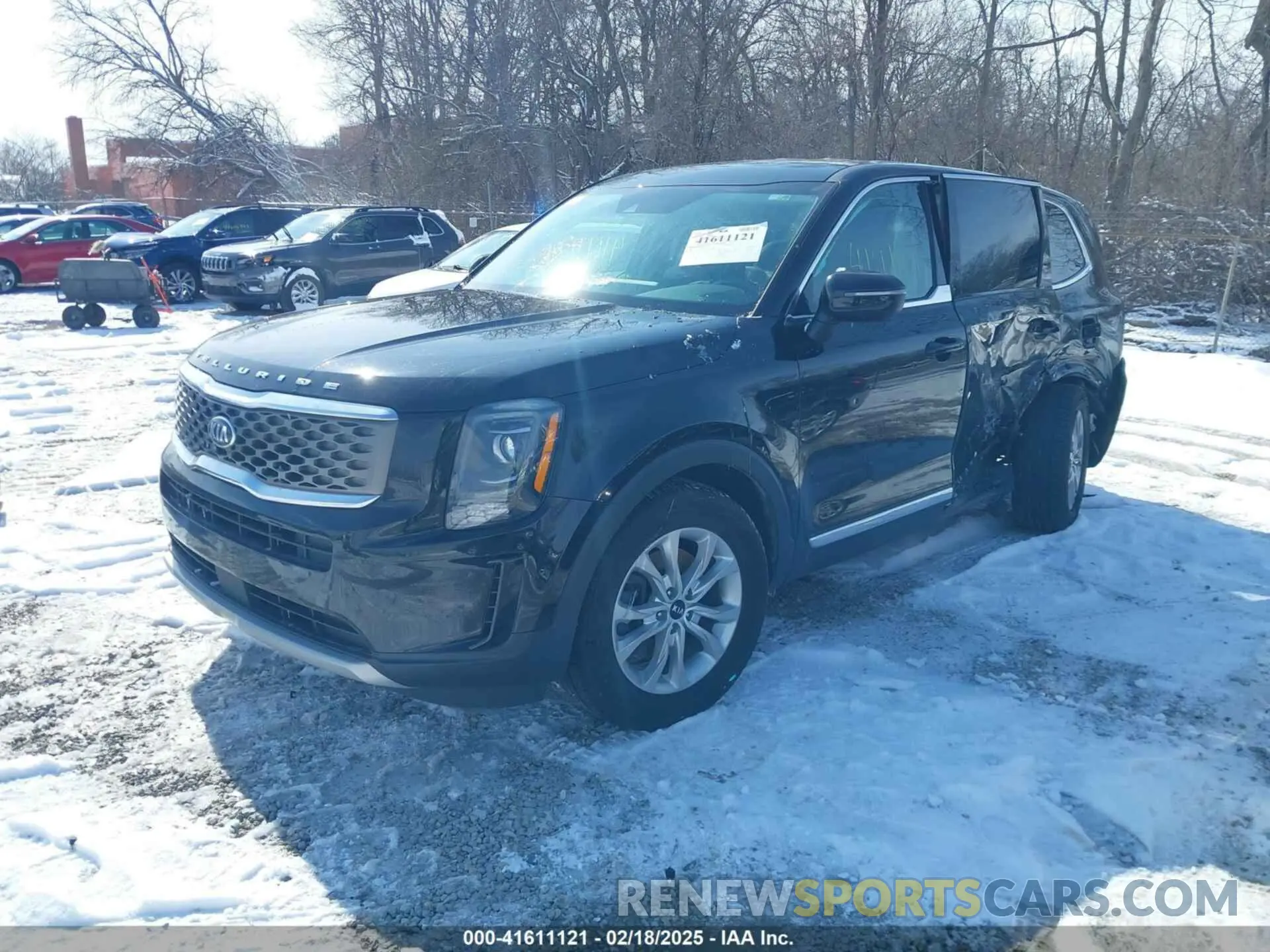 2 fotografías del automóvil dañado 5XYP2DHC2MG125595 KIA TELLURIDE 2021