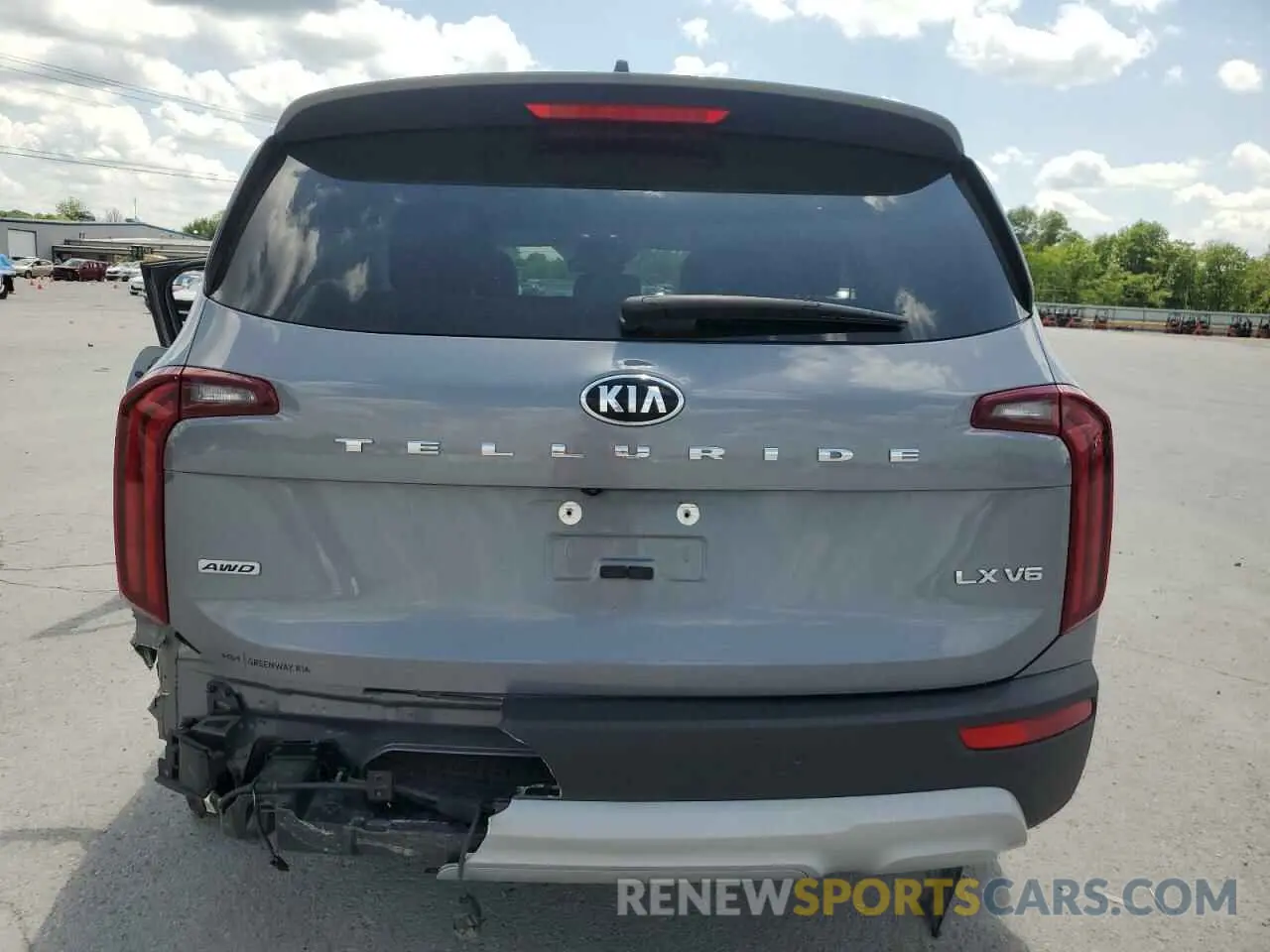 6 fotografías del automóvil dañado 5XYP2DHC5MG104045 KIA TELLURIDE 2021