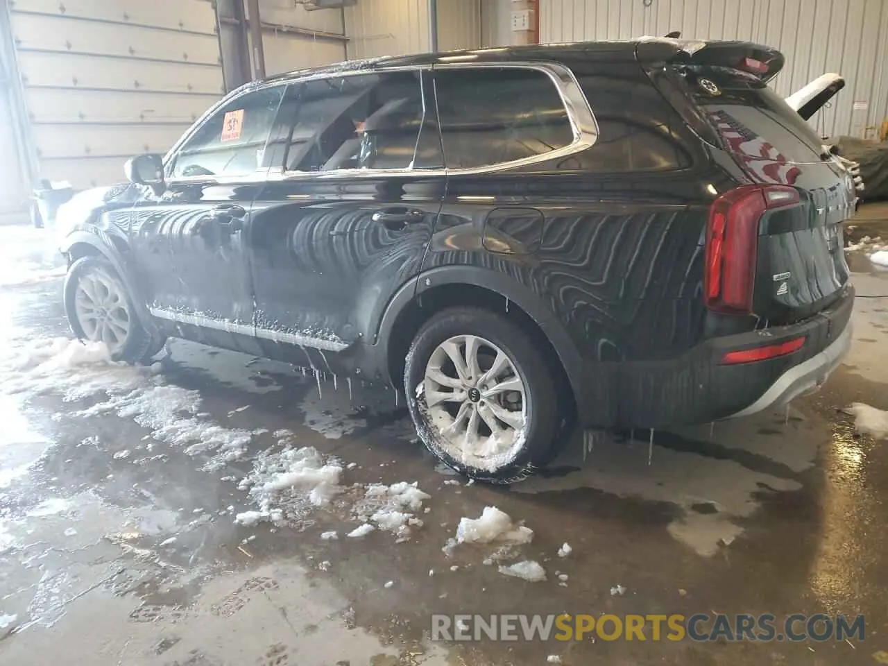 2 fotografías del automóvil dañado 5XYP2DHC9MG138702 KIA TELLURIDE 2021