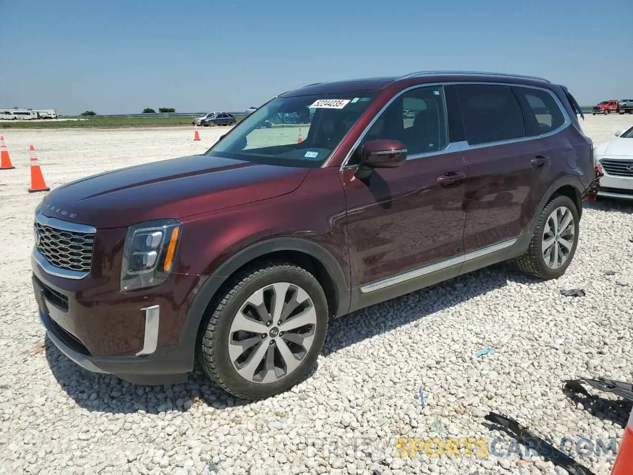 1 fotografías del automóvil dañado 5XYP34HC0MG148967 KIA TELLURIDE 2021