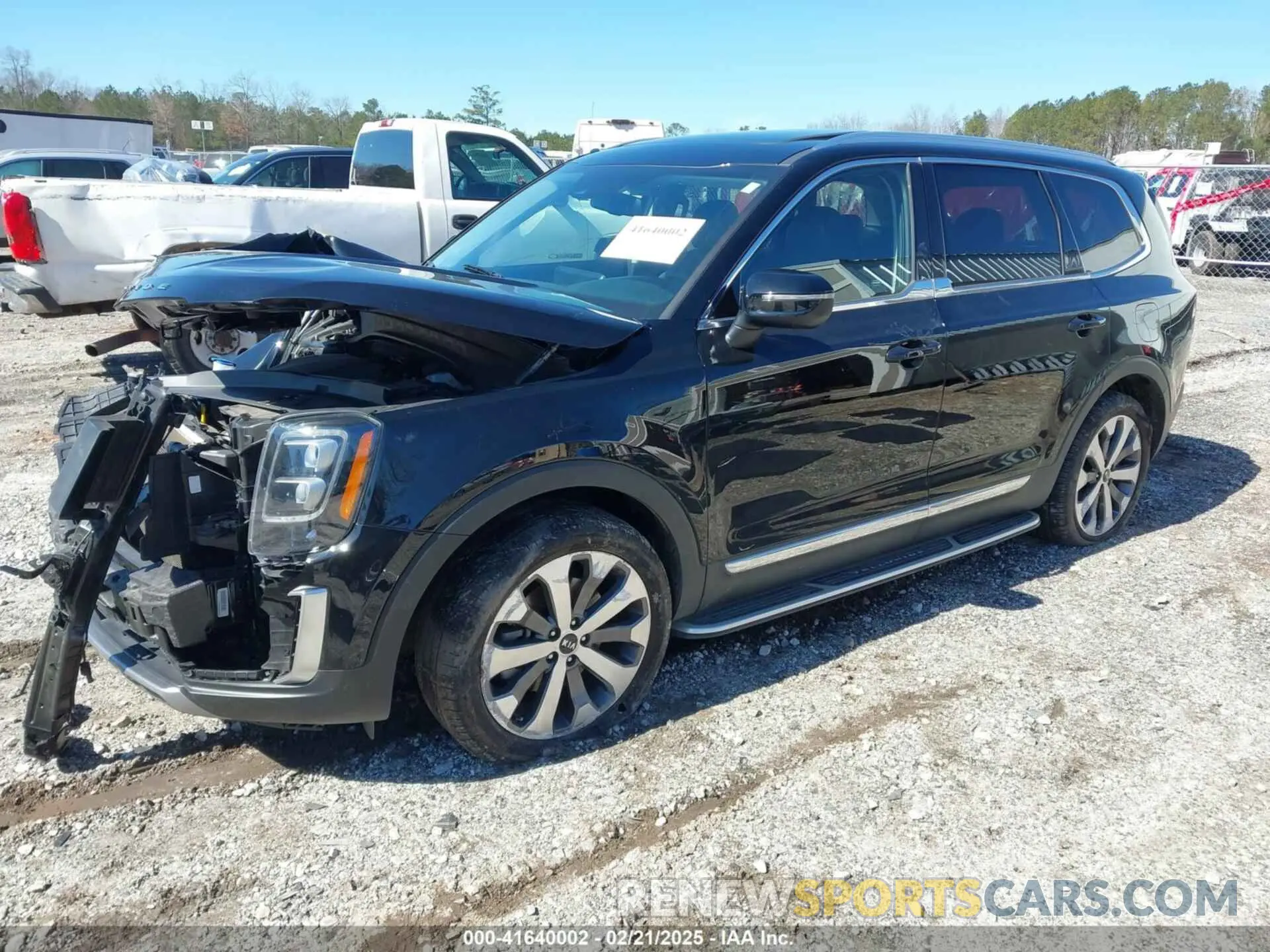 2 fotografías del automóvil dañado 5XYP34HC7MG170724 KIA TELLURIDE 2021
