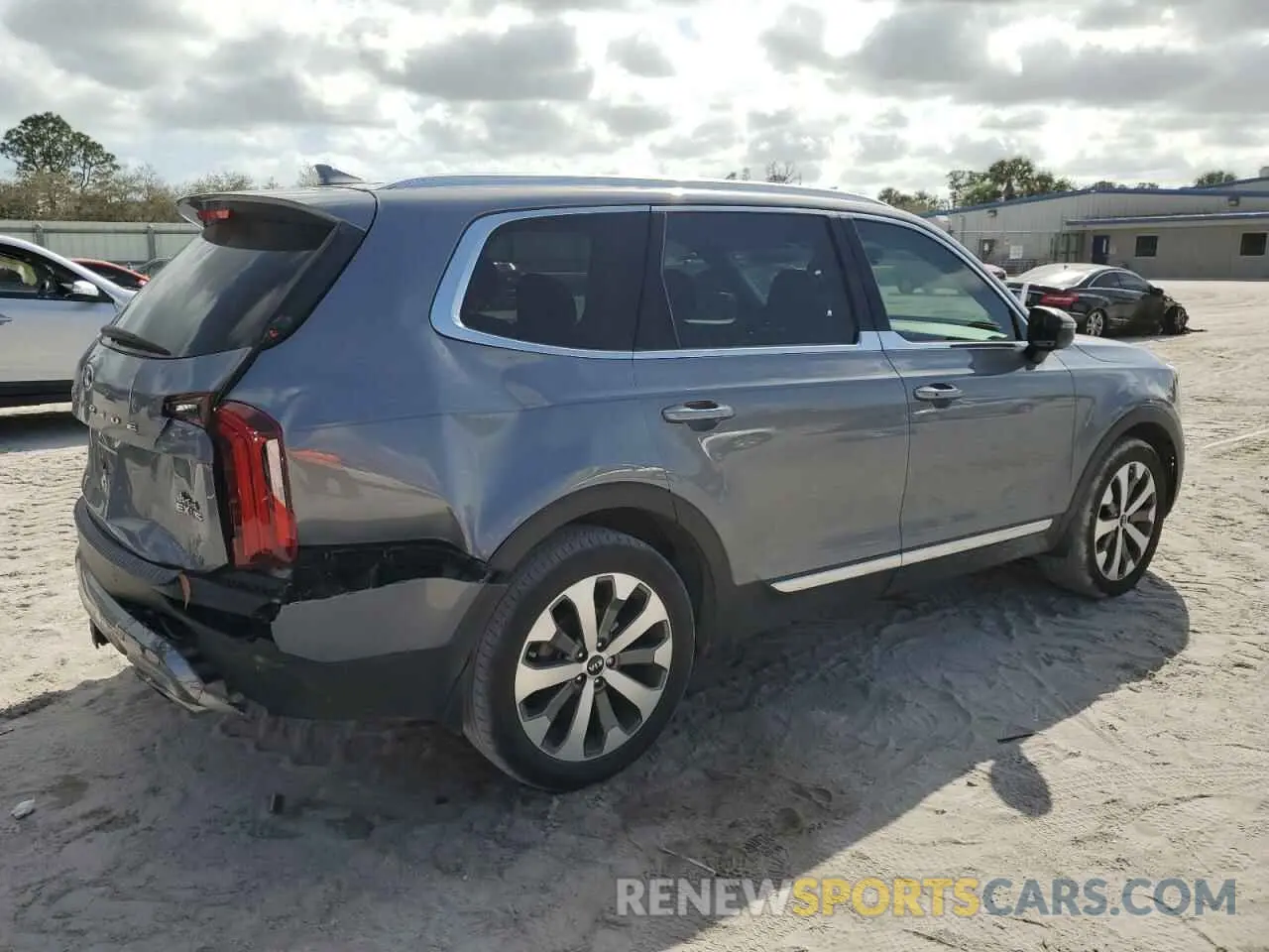 3 fotografías del automóvil dañado 5XYP34HC7MG182016 KIA TELLURIDE 2021
