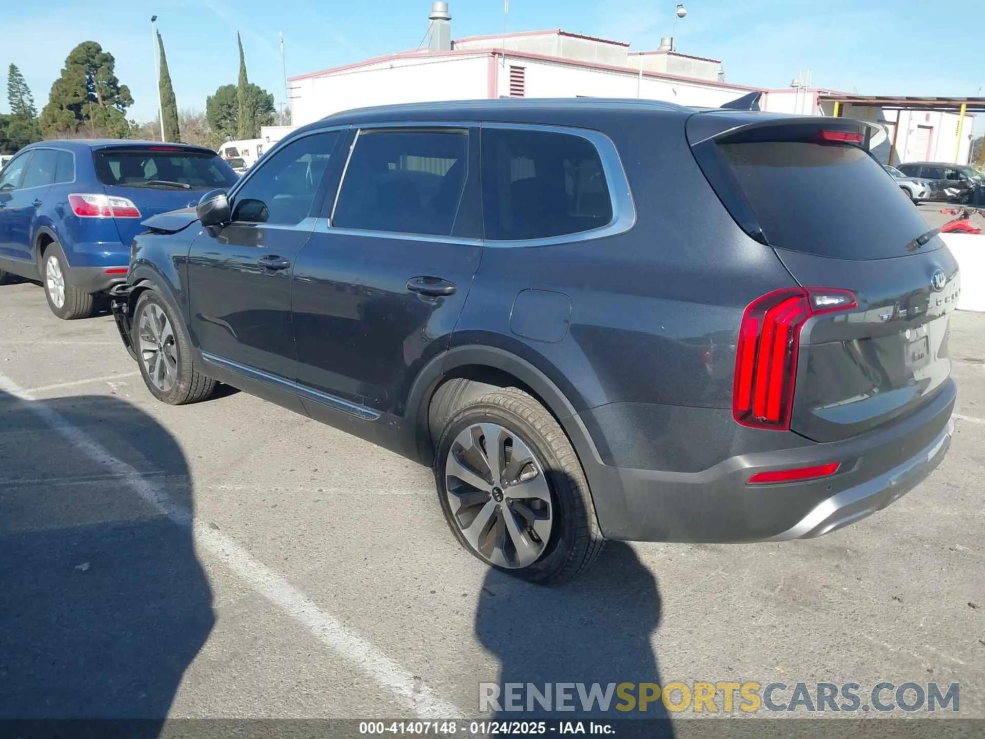 3 fotografías del automóvil dañado 5XYP34HC9MG156033 KIA TELLURIDE 2021
