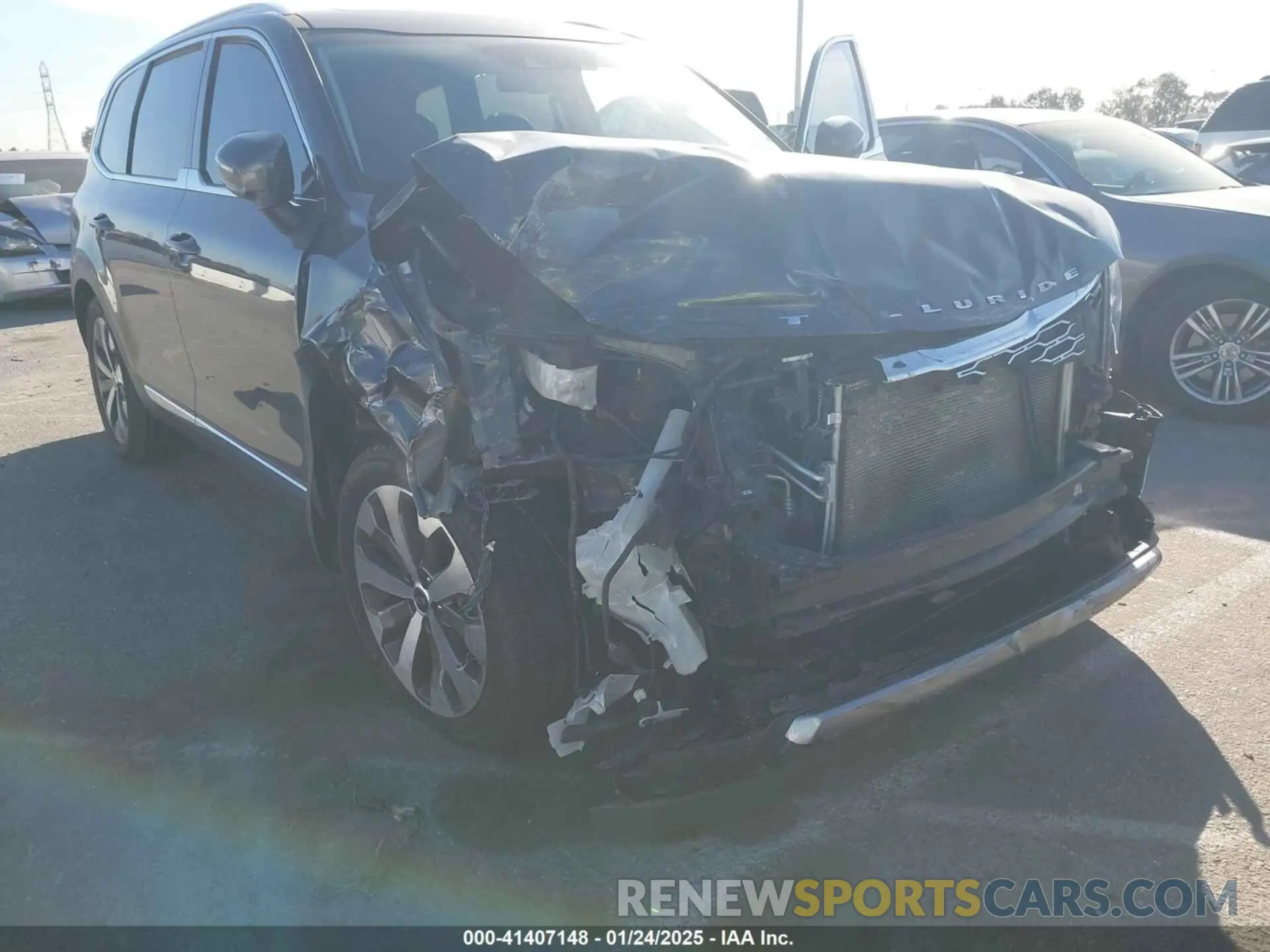 6 fotografías del automóvil dañado 5XYP34HC9MG156033 KIA TELLURIDE 2021