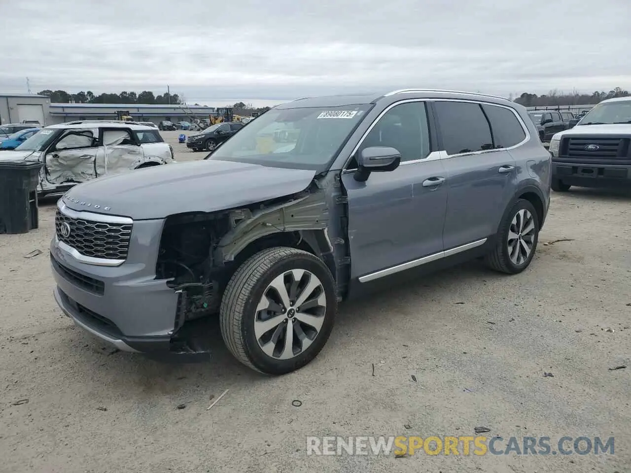 1 fotografías del automóvil dañado 5XYP34HCXMG151312 KIA TELLURIDE 2021