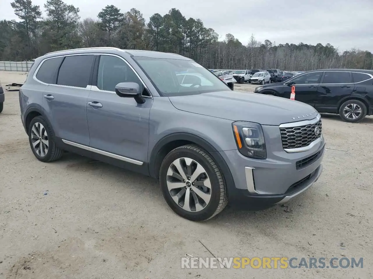 4 fotografías del automóvil dañado 5XYP34HCXMG151312 KIA TELLURIDE 2021