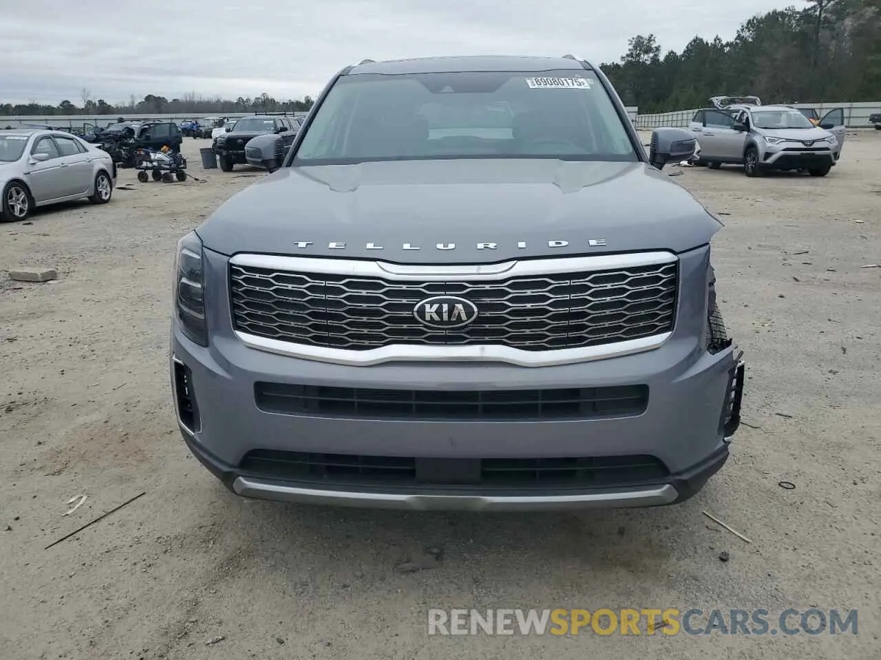 5 fotografías del automóvil dañado 5XYP34HCXMG151312 KIA TELLURIDE 2021