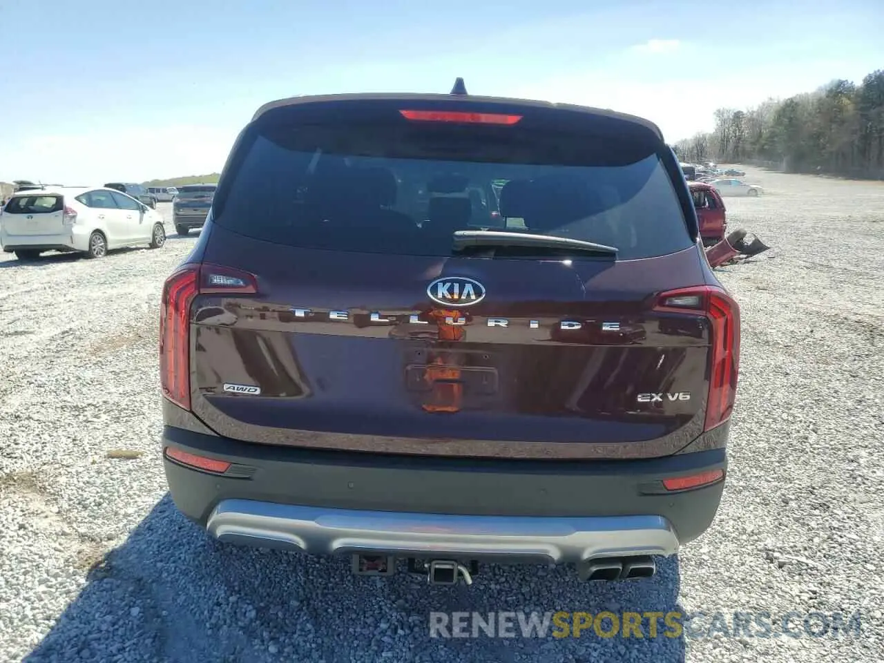6 fotografías del automóvil dañado 5XYP3DHC1MG108526 KIA TELLURIDE 2021