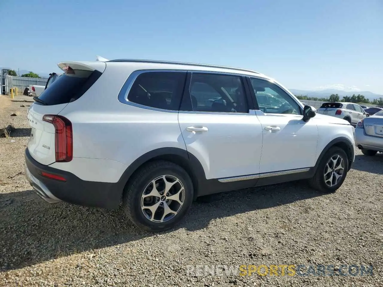 3 fotografías del automóvil dañado 5XYP3DHC2MG104890 KIA TELLURIDE 2021