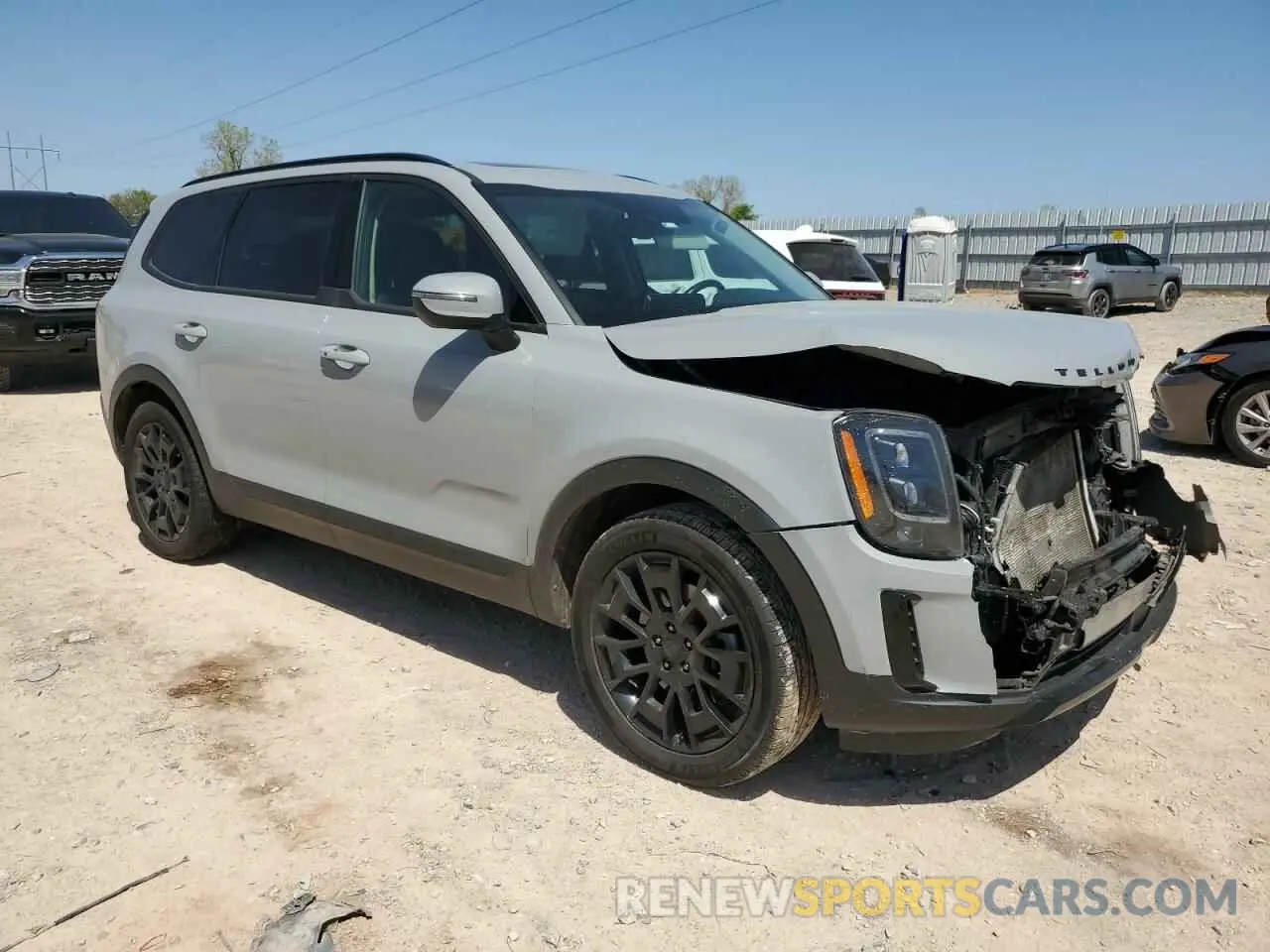 4 fotografías del automóvil dañado 5XYP3DHC3MG167061 KIA TELLURIDE 2021