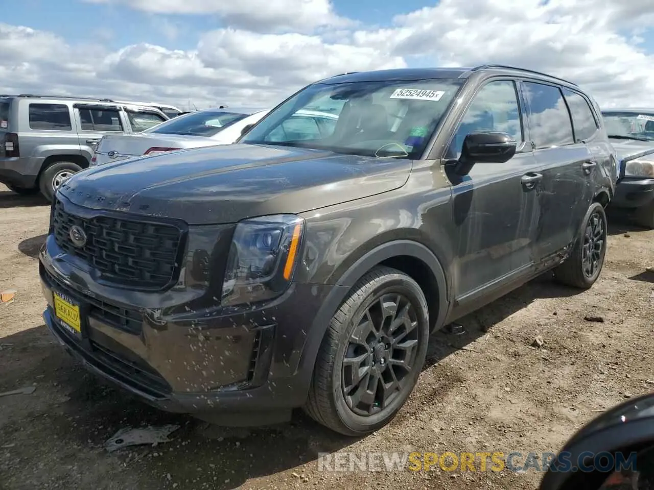 1 fotografías del automóvil dañado 5XYP3DHC5MG164646 KIA TELLURIDE 2021