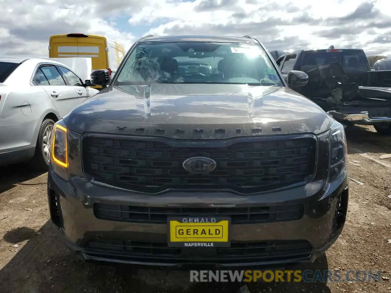 5 fotografías del automóvil dañado 5XYP3DHC5MG164646 KIA TELLURIDE 2021