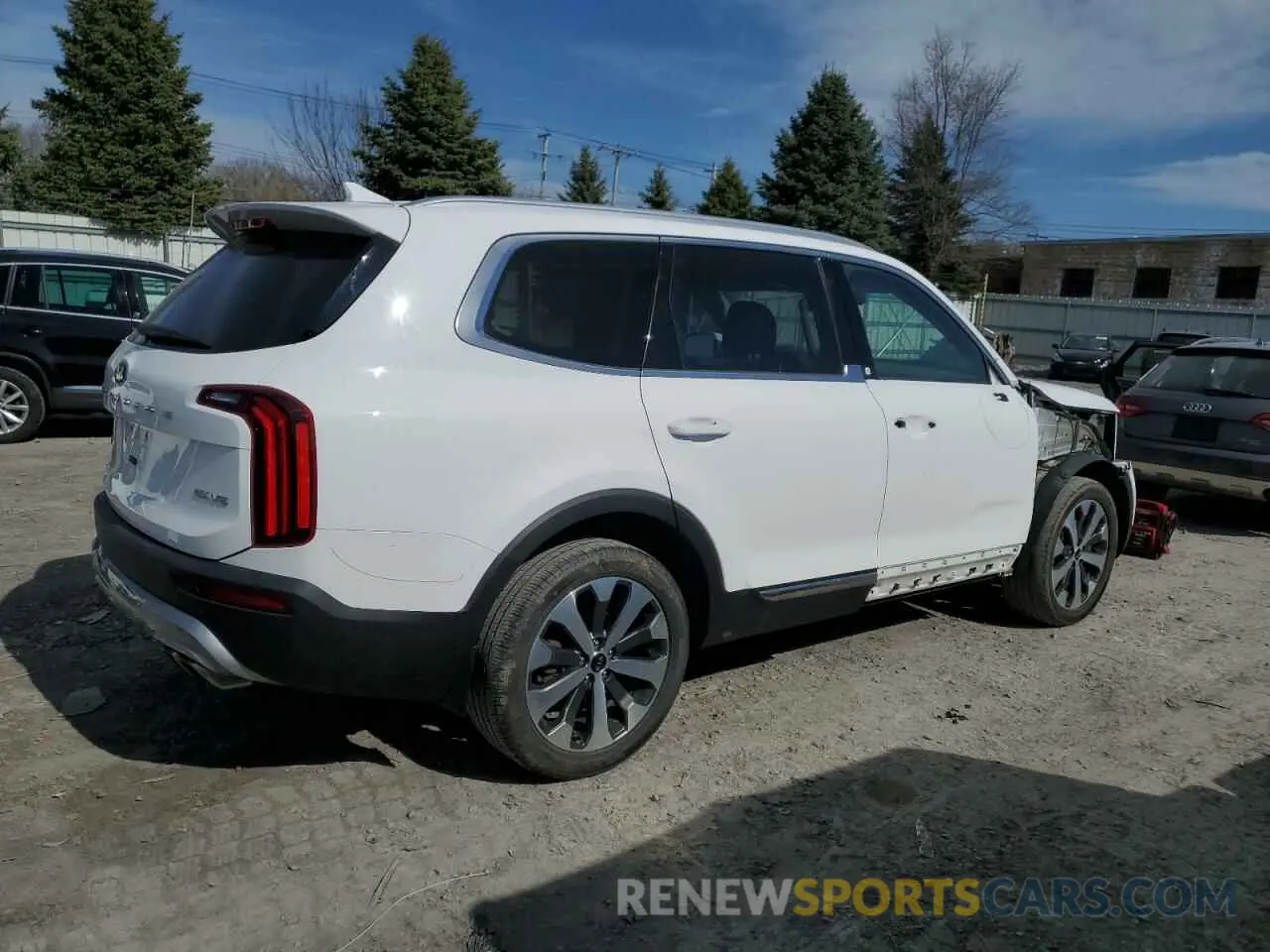 3 fotografías del automóvil dañado 5XYP3DHC8MG118700 KIA TELLURIDE 2021