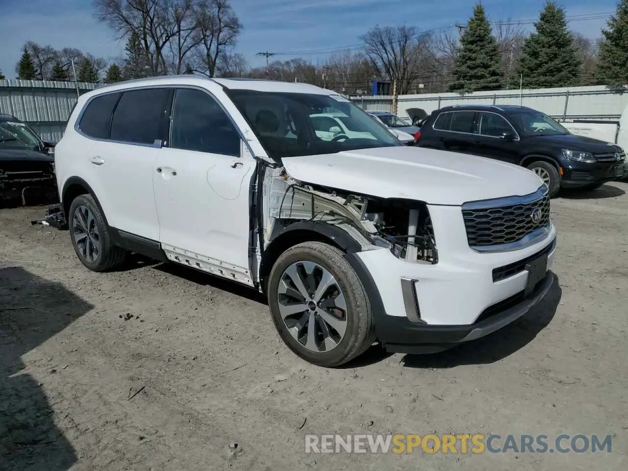 4 fotografías del automóvil dañado 5XYP3DHC8MG118700 KIA TELLURIDE 2021