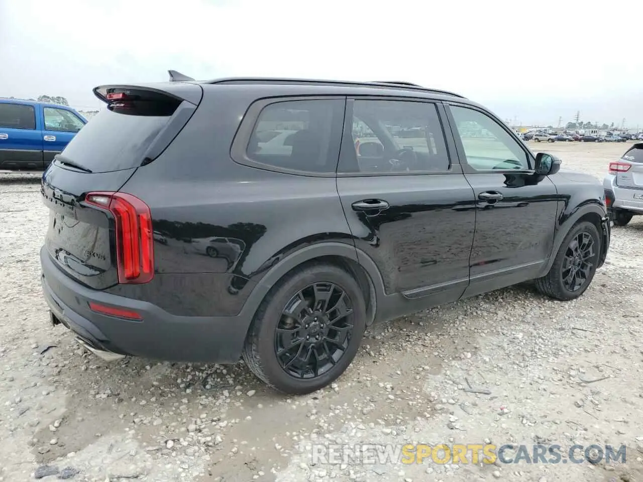 3 fotografías del automóvil dañado 5XYP3DHC8MG194059 KIA TELLURIDE 2021