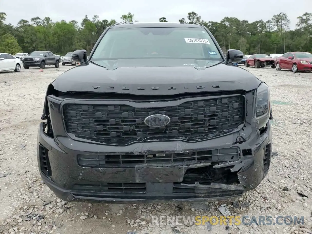 5 fotografías del automóvil dañado 5XYP3DHC8MG194059 KIA TELLURIDE 2021