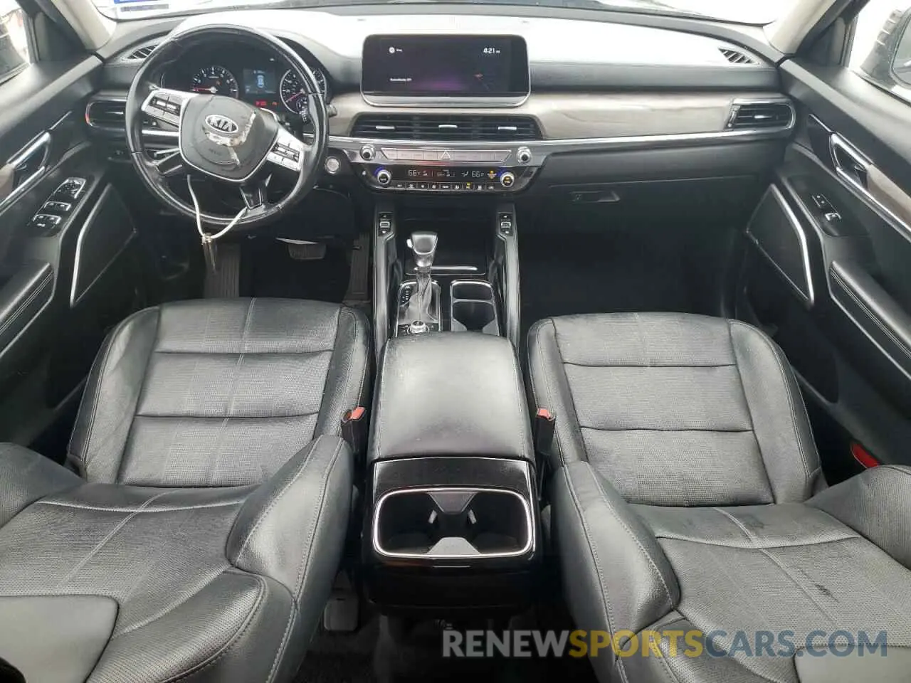 8 fotografías del automóvil dañado 5XYP3DHC8MG194059 KIA TELLURIDE 2021