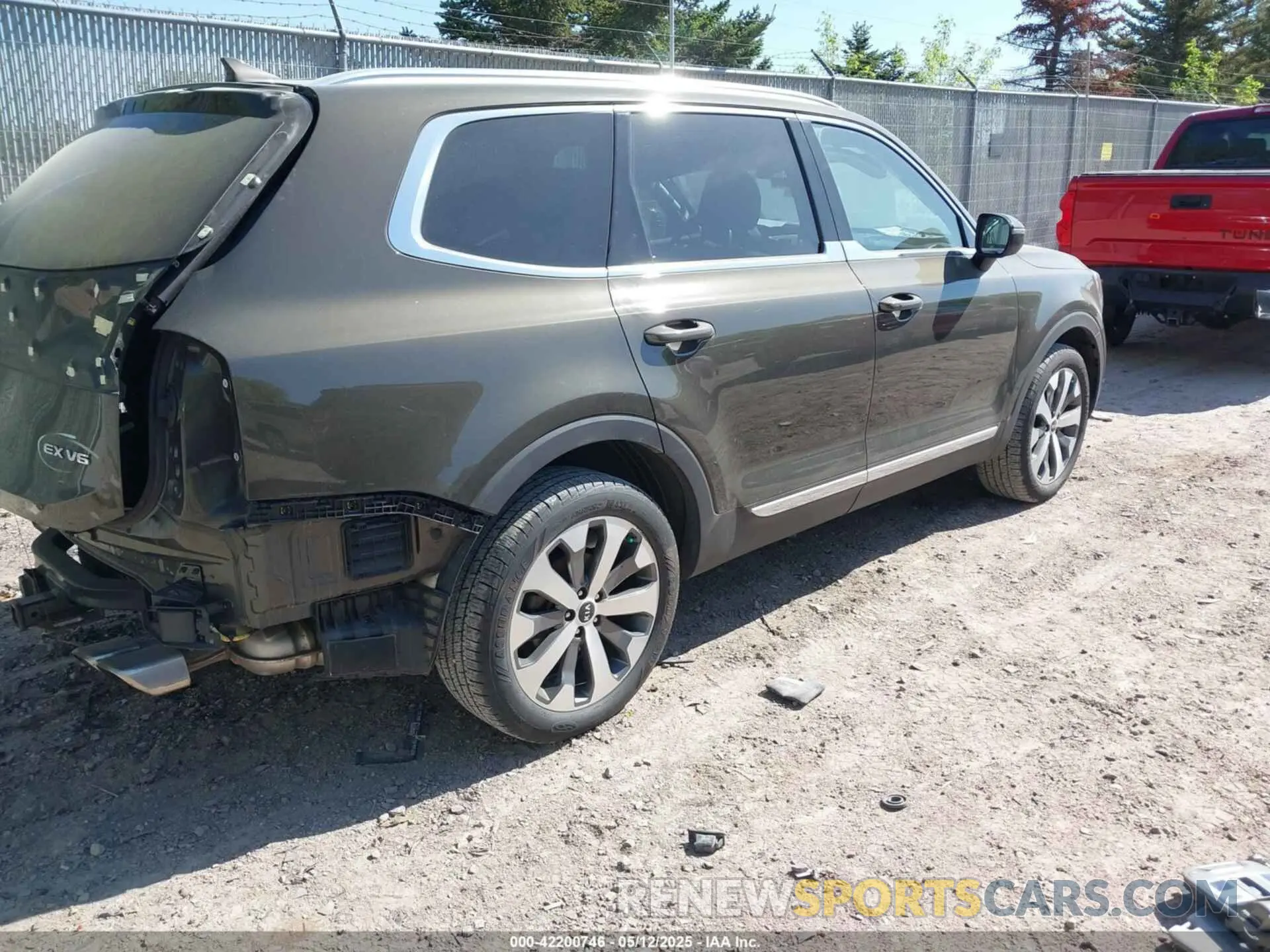4 fotografías del automóvil dañado 5XYP3DHC9MG113716 KIA TELLURIDE 2021