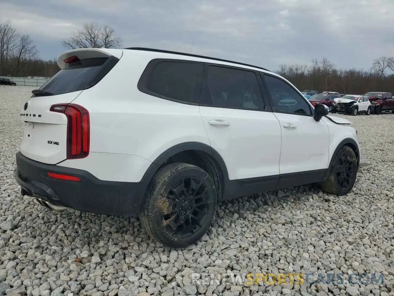 3 fotografías del automóvil dañado 5XYP3DHC9MG145128 KIA TELLURIDE 2021
