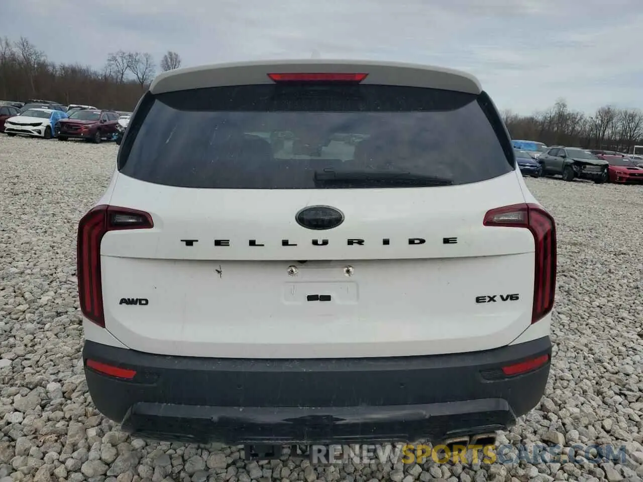 6 fotografías del automóvil dañado 5XYP3DHC9MG145128 KIA TELLURIDE 2021