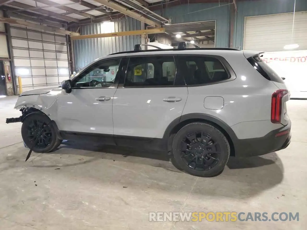 2 fotografías del automóvil dañado 5XYP3DHC9MG155318 KIA TELLURIDE 2021