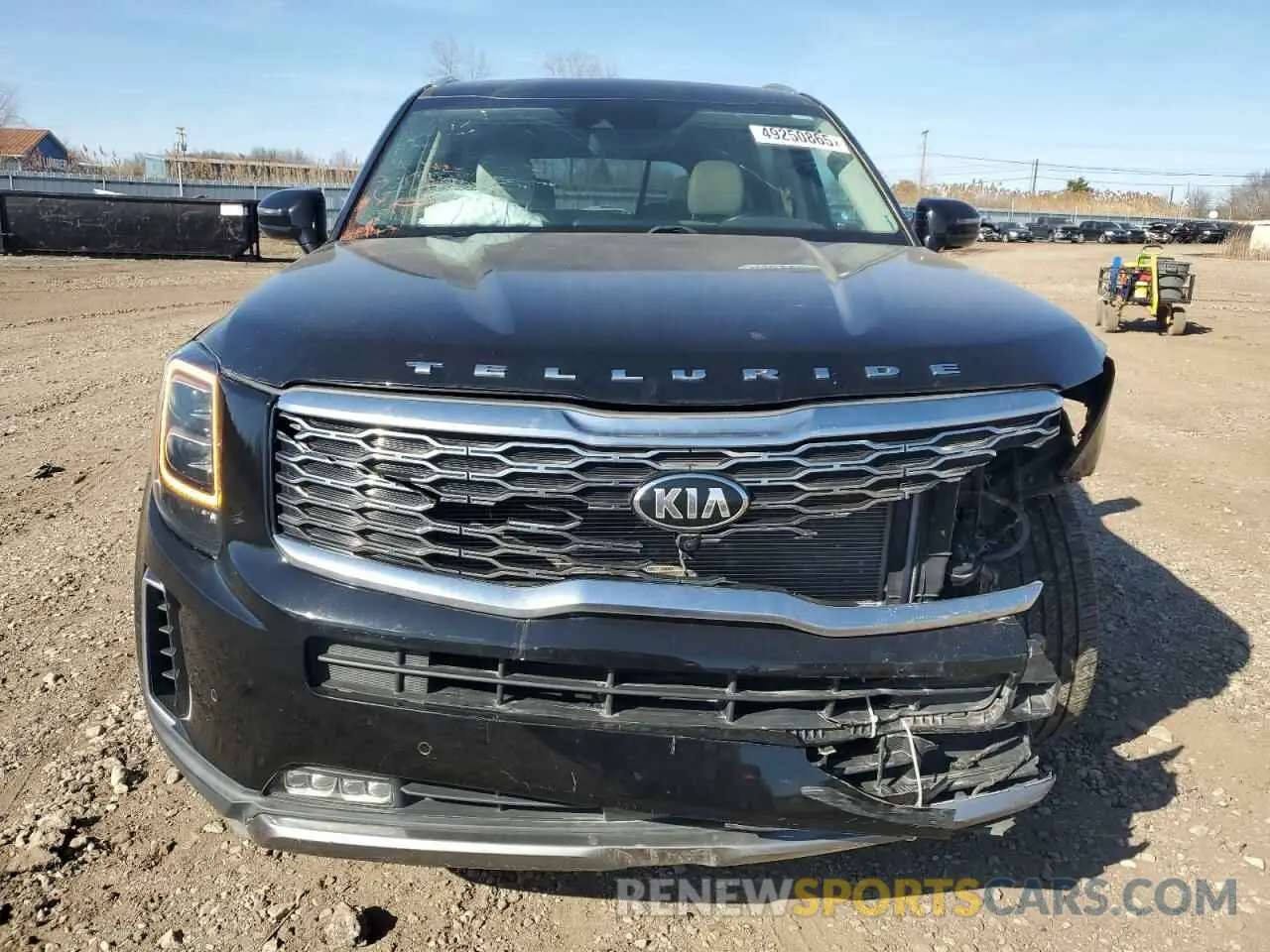 5 fotografías del automóvil dañado 5XYP54HC1MG128320 KIA TELLURIDE 2021