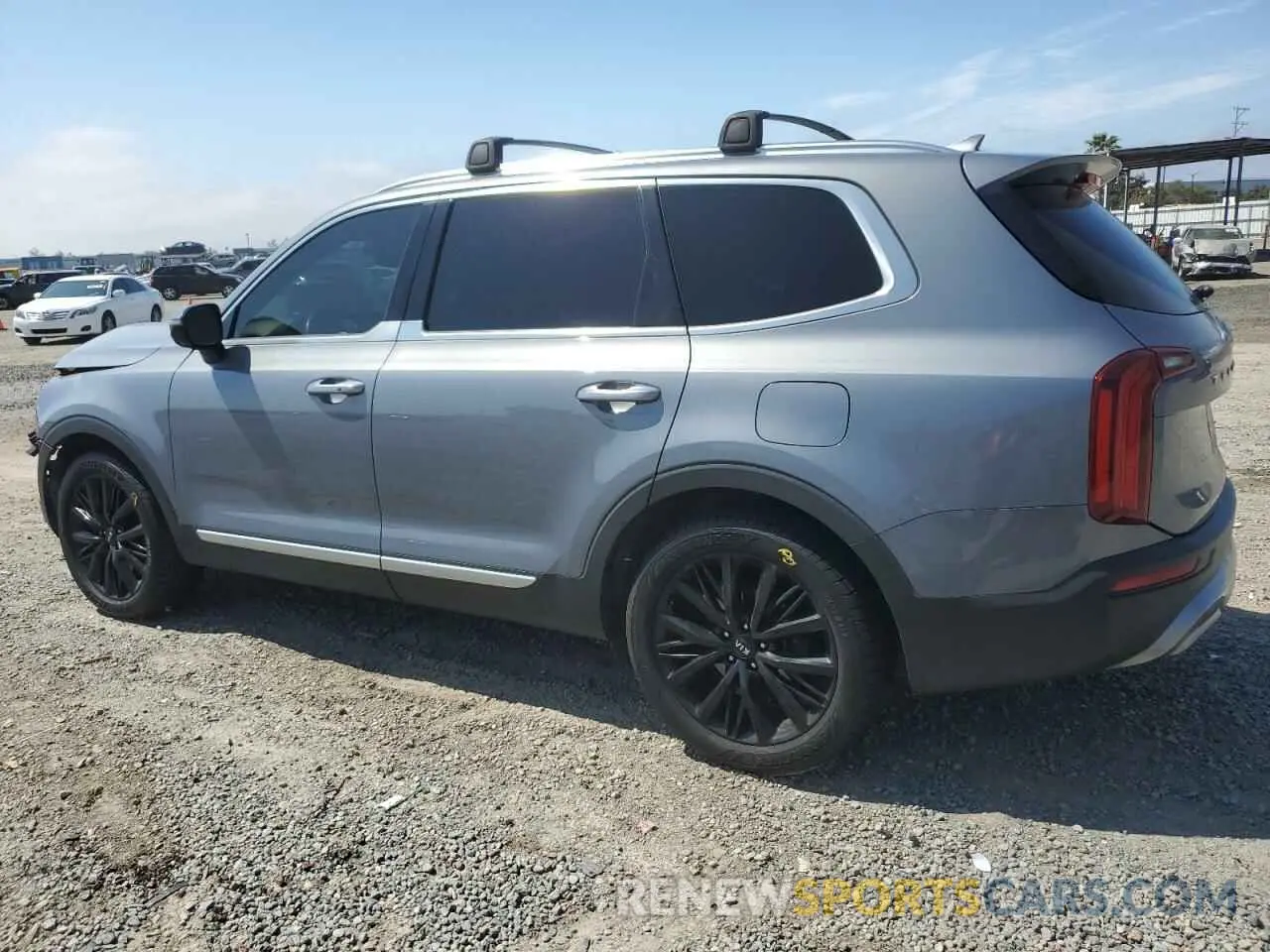 2 fotografías del automóvil dañado 5XYP54HC5MG184826 KIA TELLURIDE 2021