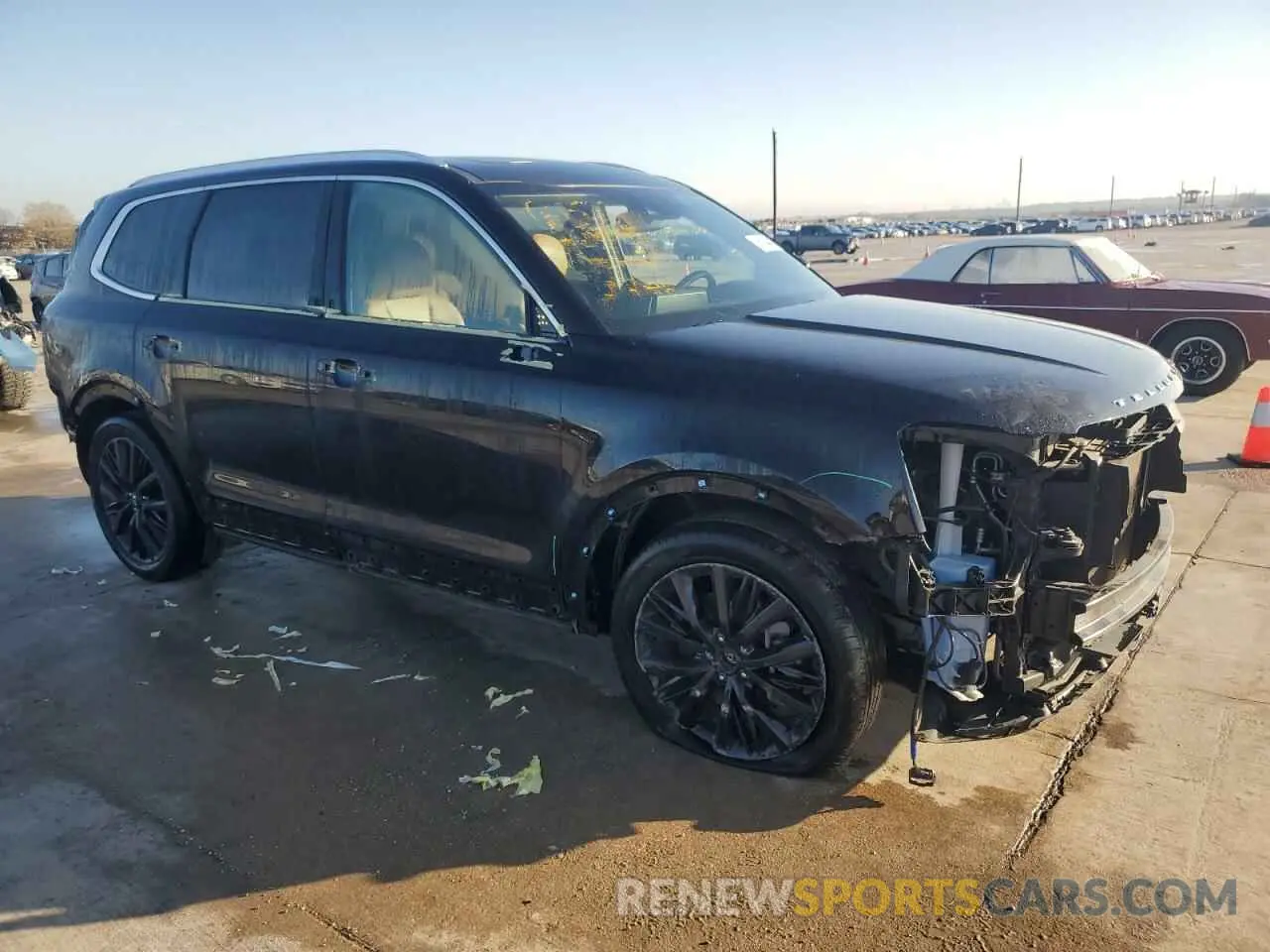 4 fotografías del automóvil dañado 5XYP54HC7MG140603 KIA TELLURIDE 2021