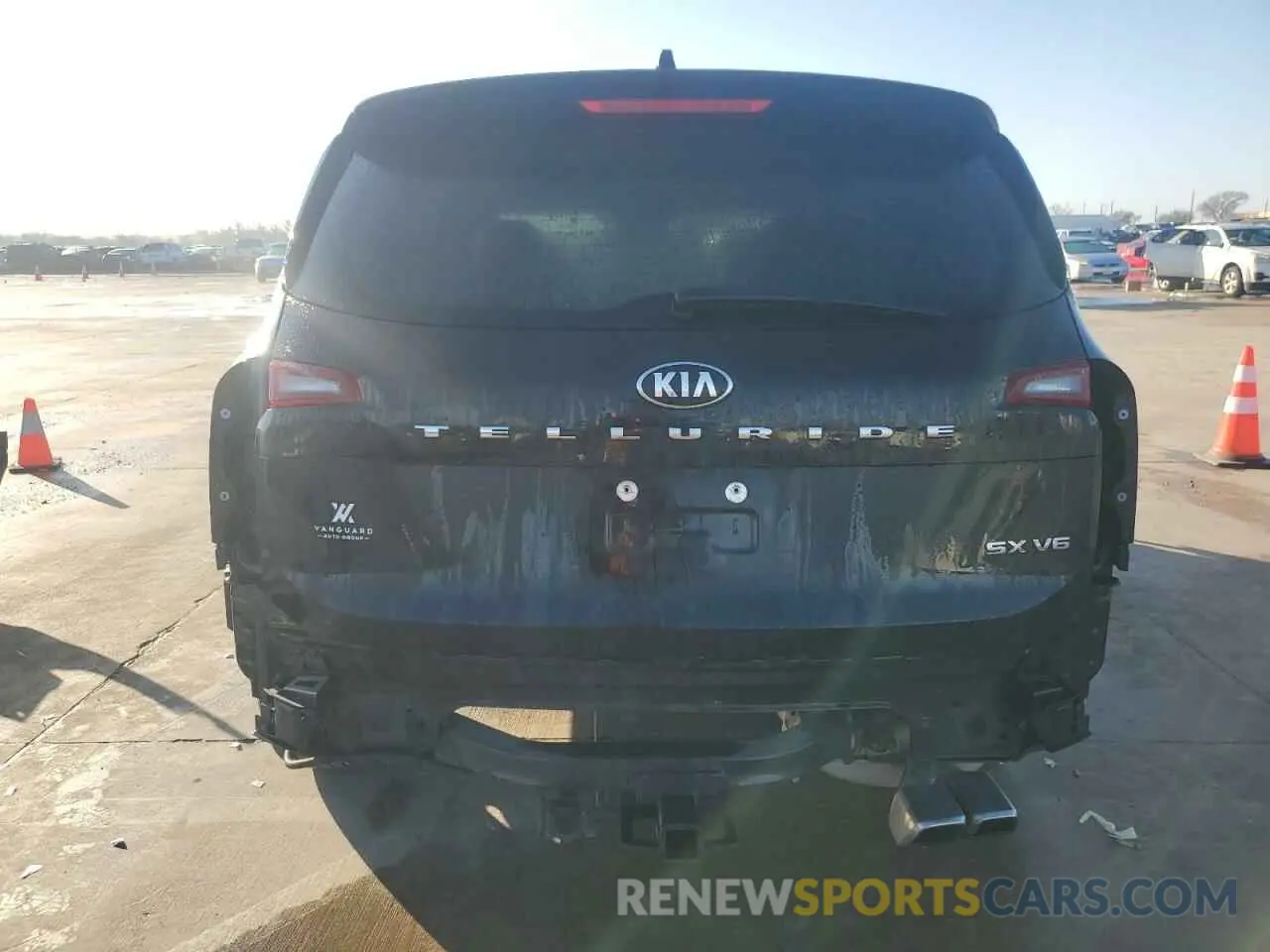 6 fotografías del automóvil dañado 5XYP54HC7MG140603 KIA TELLURIDE 2021