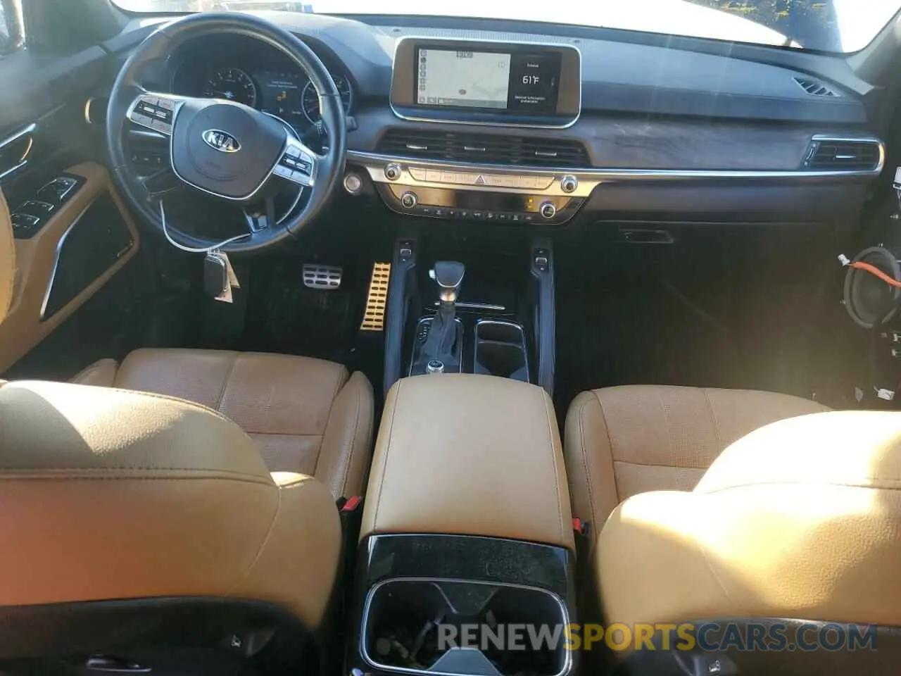8 fotografías del automóvil dañado 5XYP54HC7MG140603 KIA TELLURIDE 2021