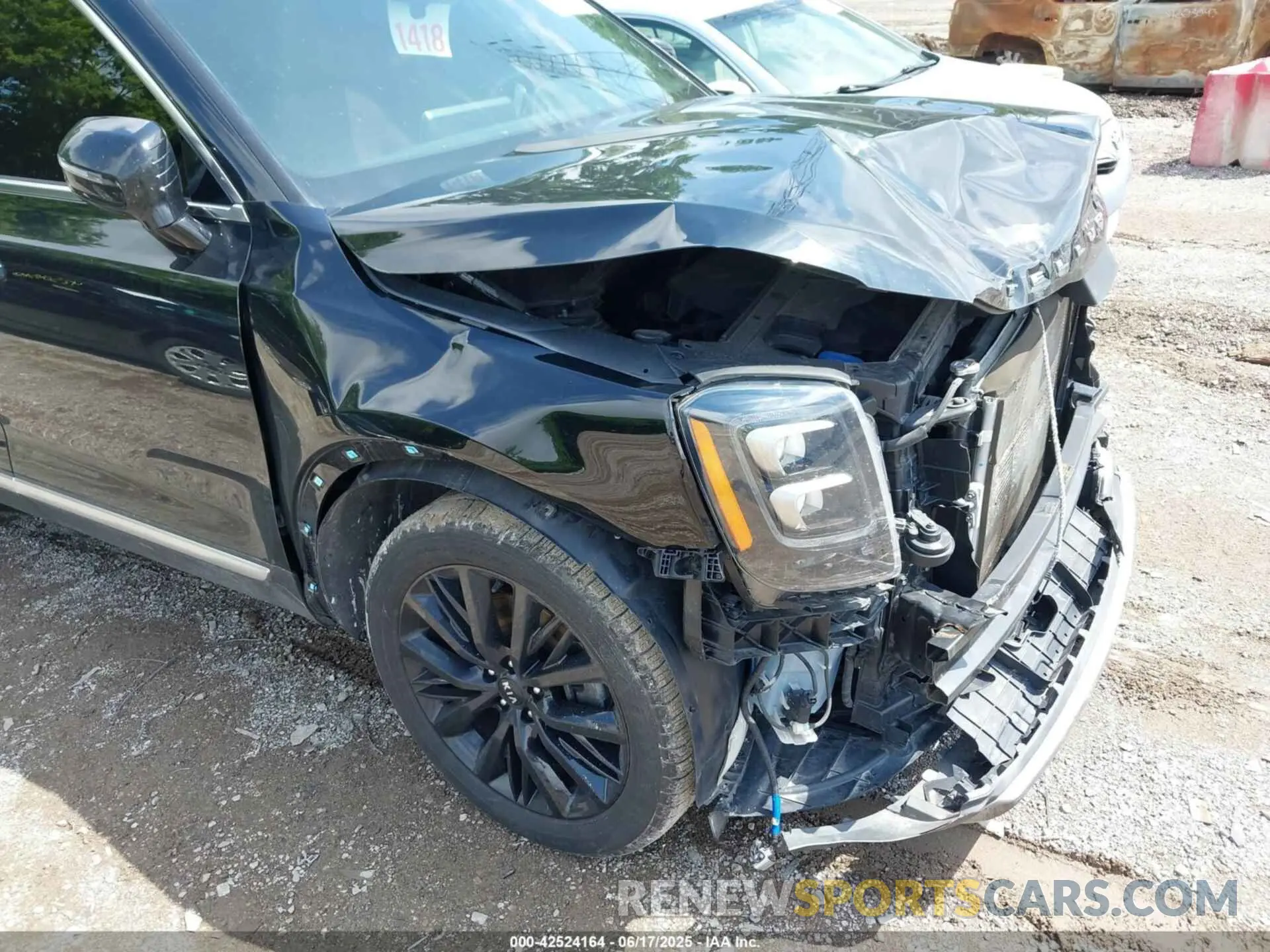 6 fotografías del automóvil dañado 5XYP54HC7MG157885 KIA TELLURIDE 2021