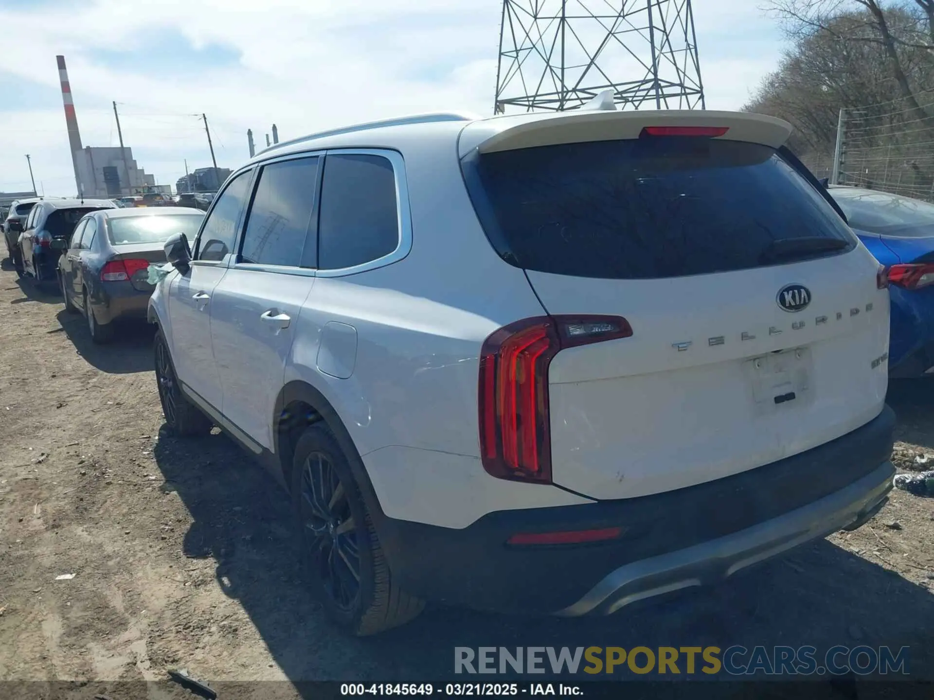 3 fotografías del automóvil dañado 5XYP54HC7MG167929 KIA TELLURIDE 2021
