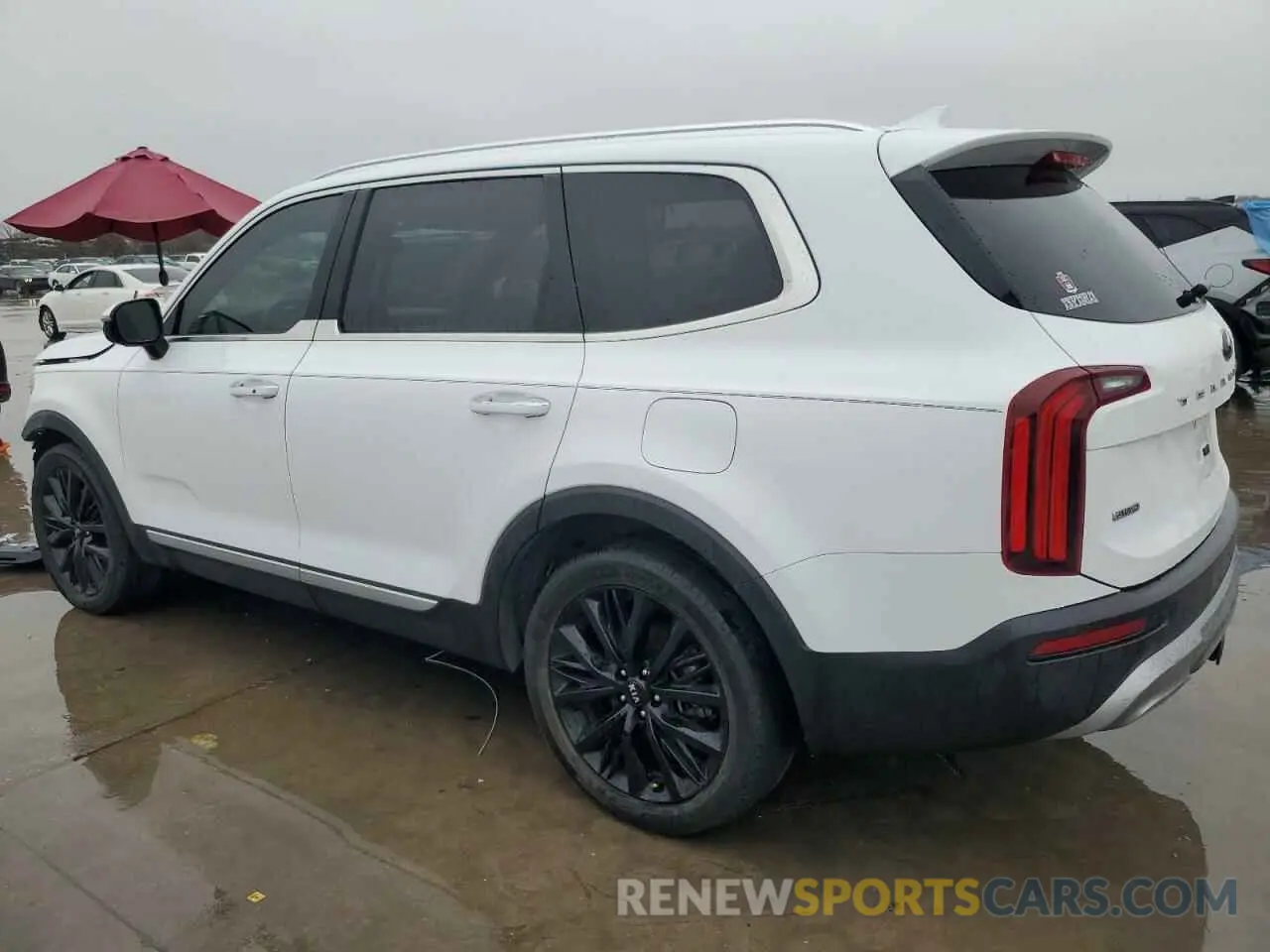 2 fotografías del automóvil dañado 5XYP5DHC0MG144136 KIA TELLURIDE 2021