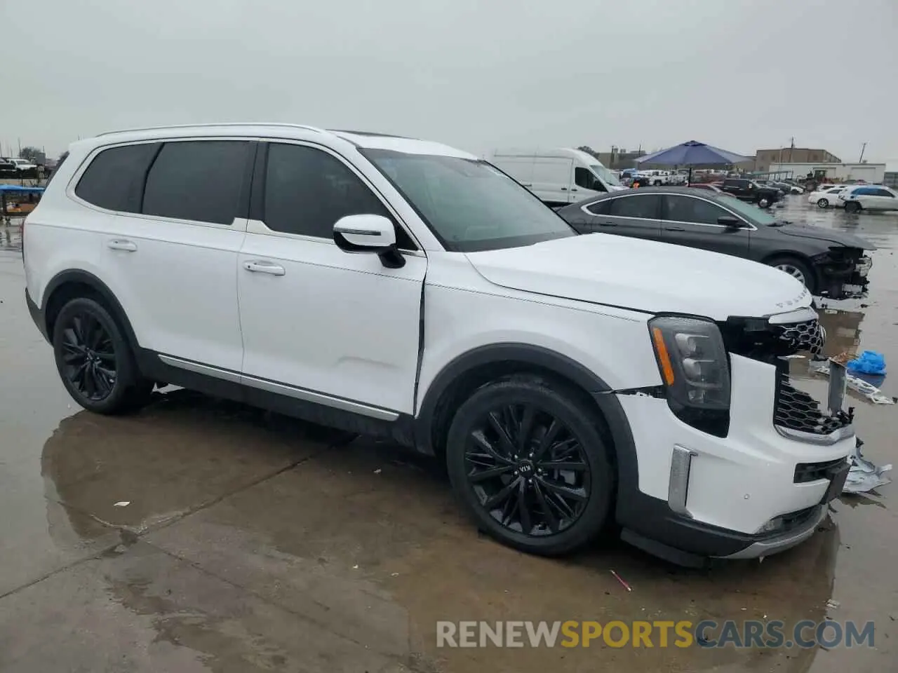 4 fotografías del automóvil dañado 5XYP5DHC0MG144136 KIA TELLURIDE 2021