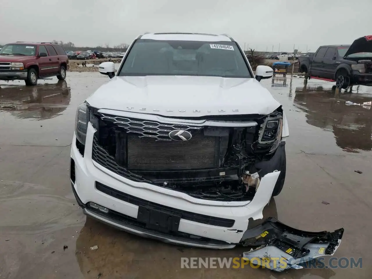 5 fotografías del automóvil dañado 5XYP5DHC0MG144136 KIA TELLURIDE 2021