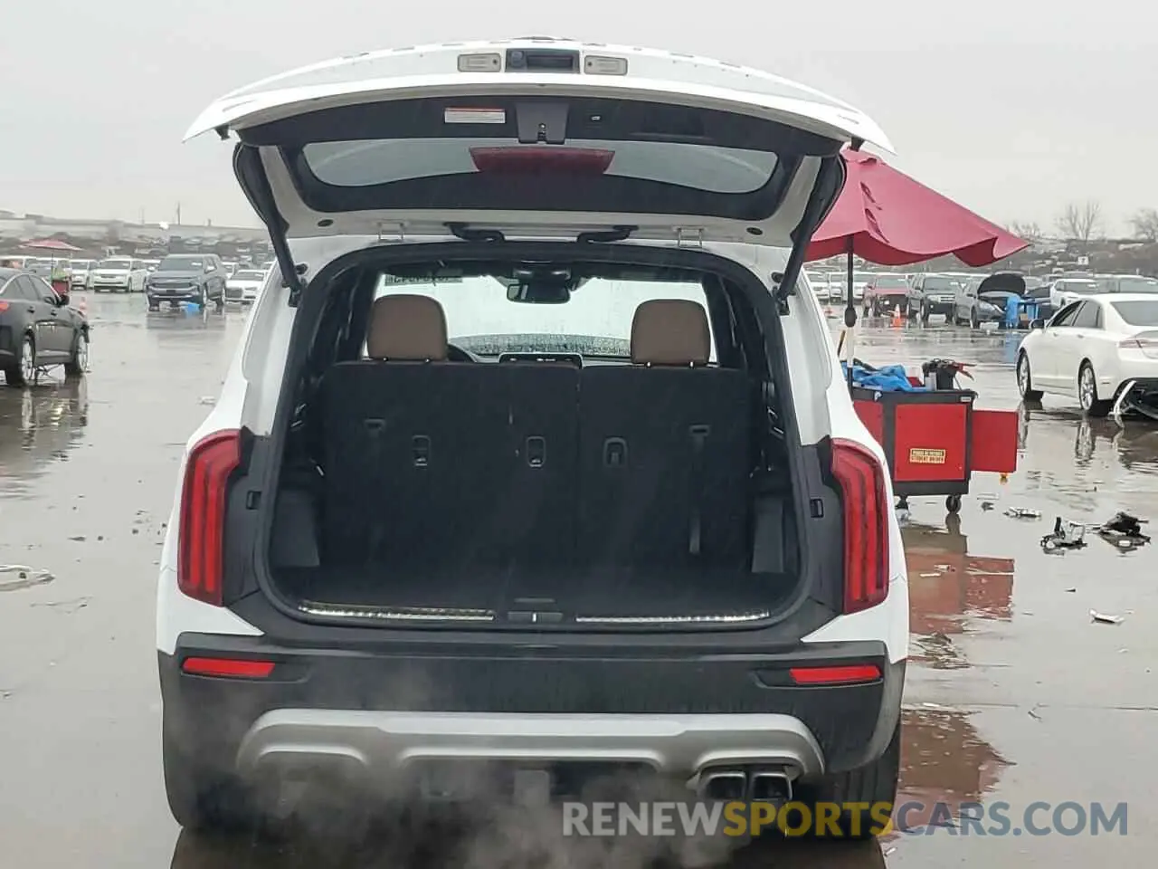 6 fotografías del automóvil dañado 5XYP5DHC0MG144136 KIA TELLURIDE 2021