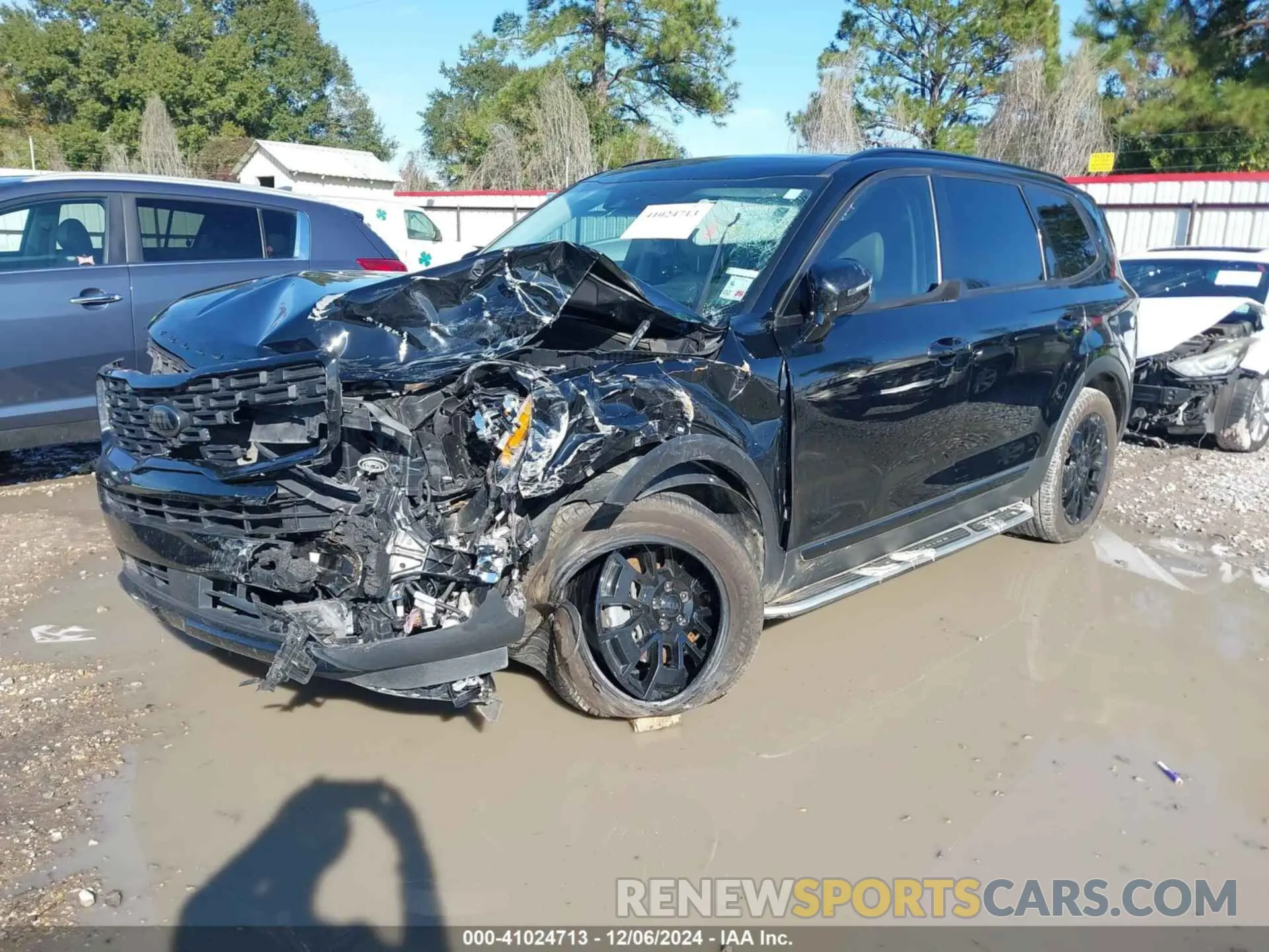 2 fotografías del automóvil dañado 5XYP5DHC0MG147988 KIA TELLURIDE 2021