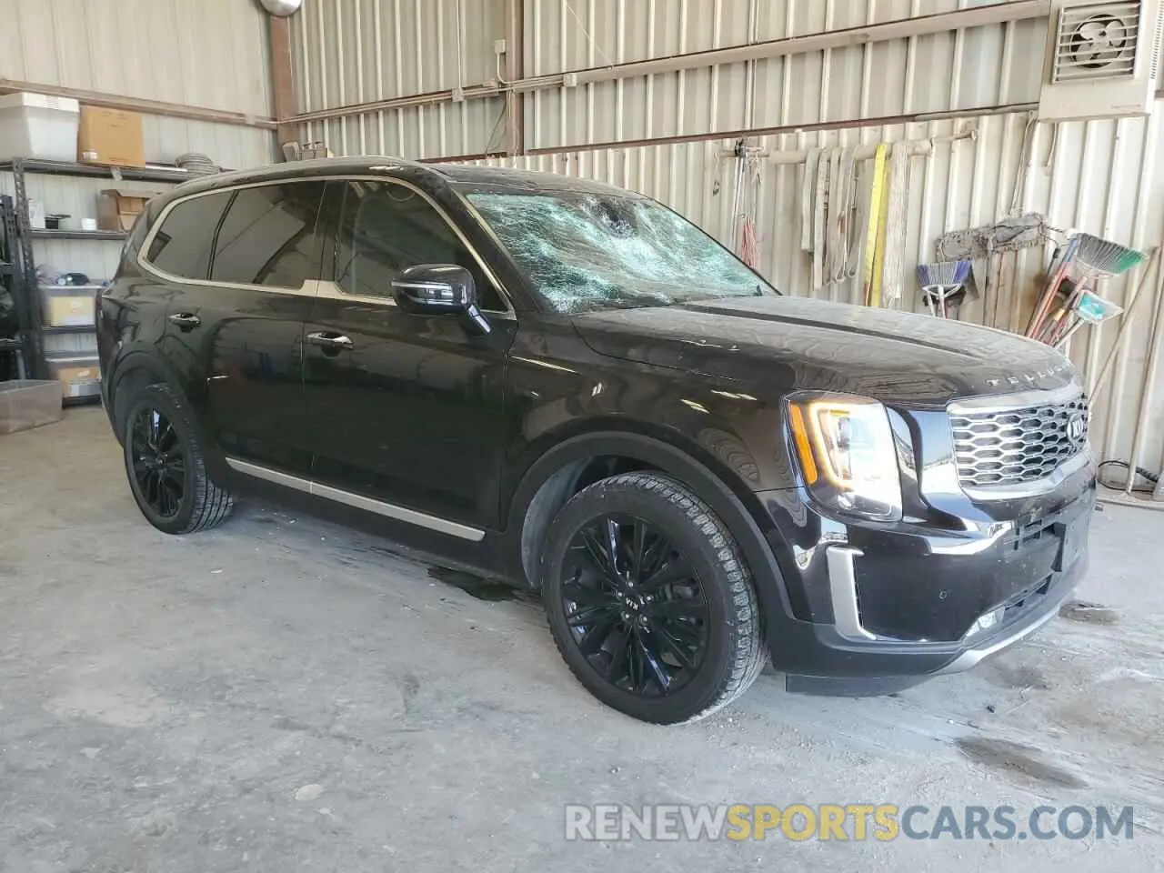 4 fotografías del automóvil dañado 5XYP5DHC0MG171210 KIA TELLURIDE 2021